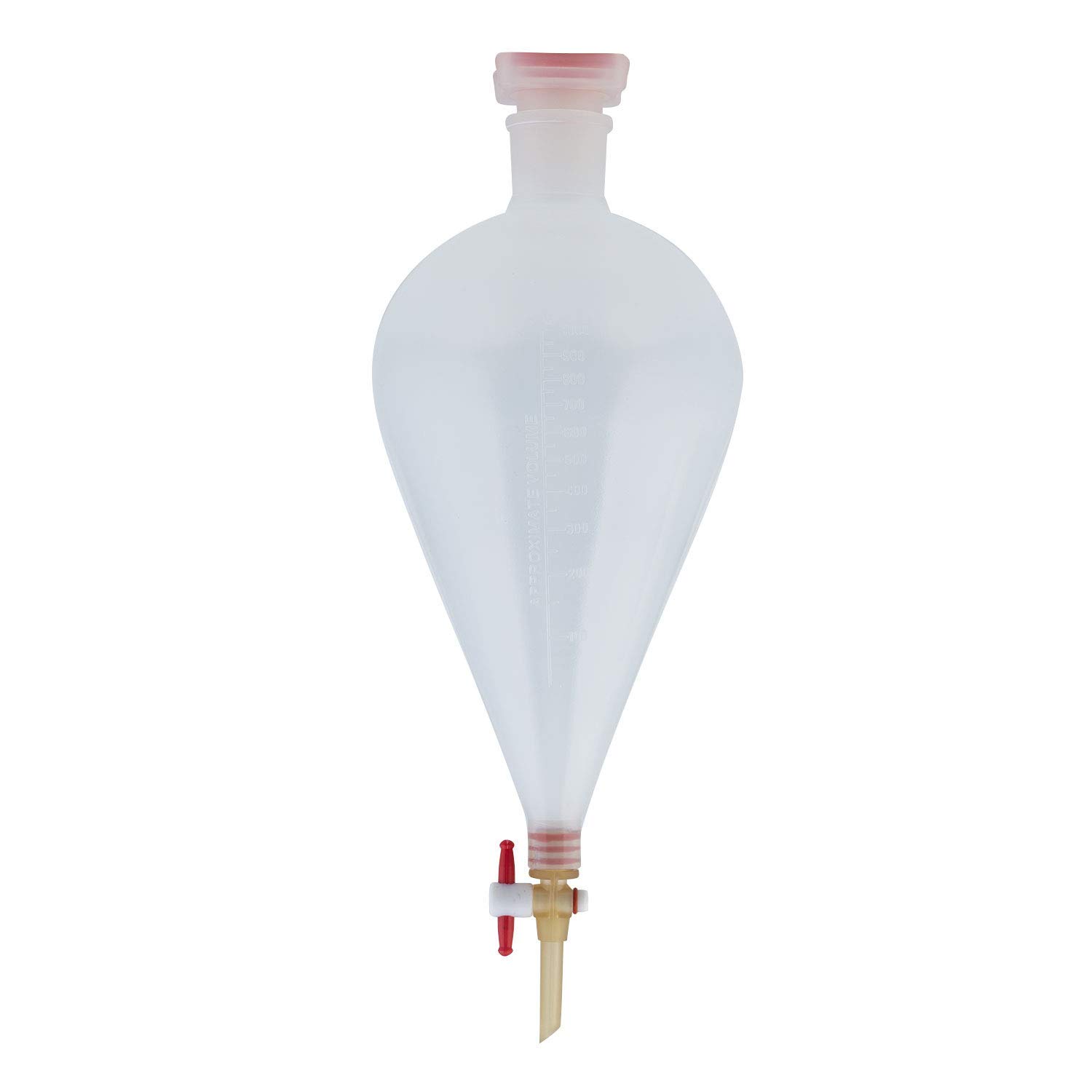 1000ml Polypropylene Separating Funnel with PTFE Plug - Lab Grade Conical Separatory Funnel for Chemical Extraction, Essential Oil Separation & Liquid Measurement - Perfect for Chemistry Labs, DIY Essential Oils & Home Science Experiments