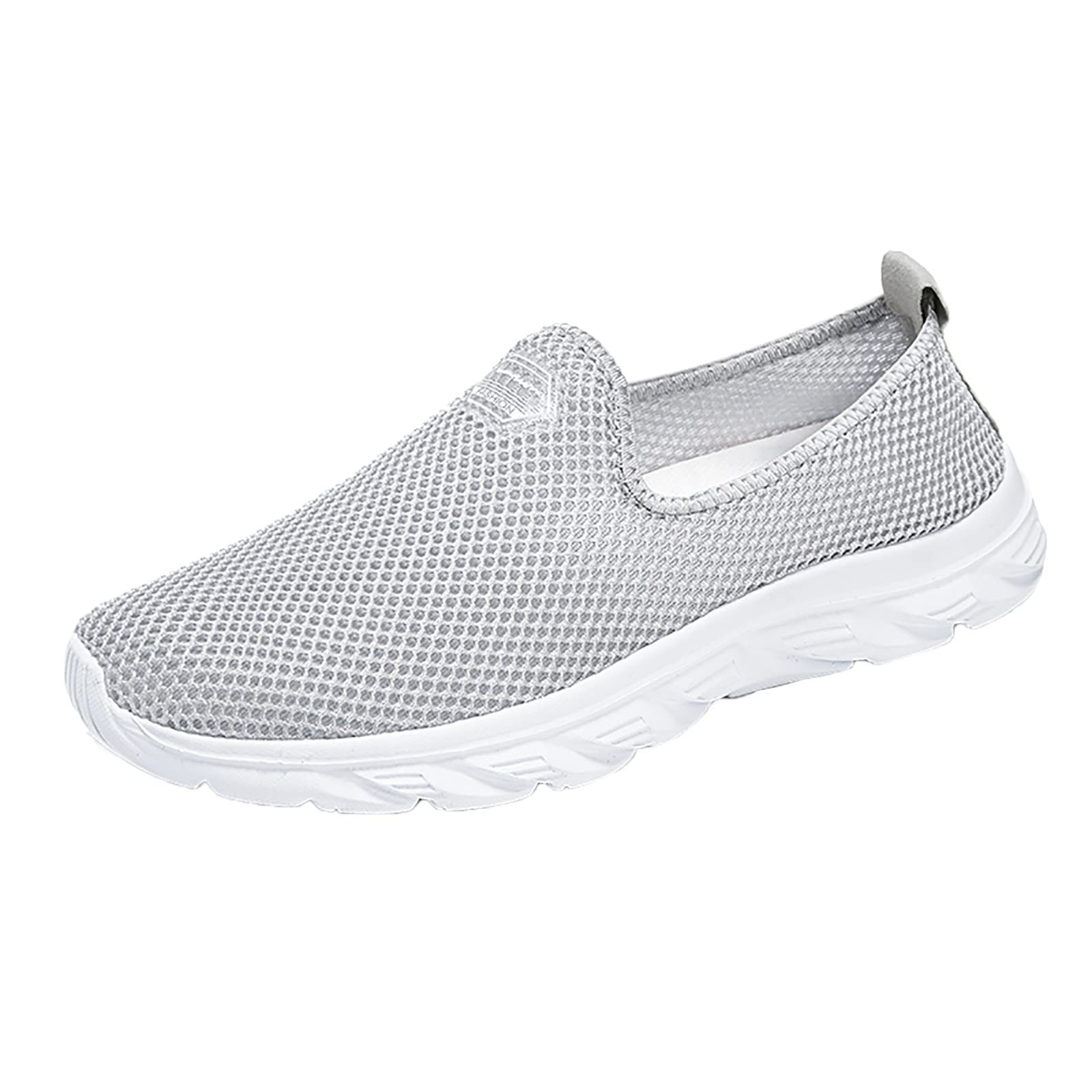 12 Wide Men's Breathable Mesh Casual Slip-On Sneakers - Lightweight Hollow Out Sport Shoes for Winter | Perfect for Walking, Running & Everyday Comfort