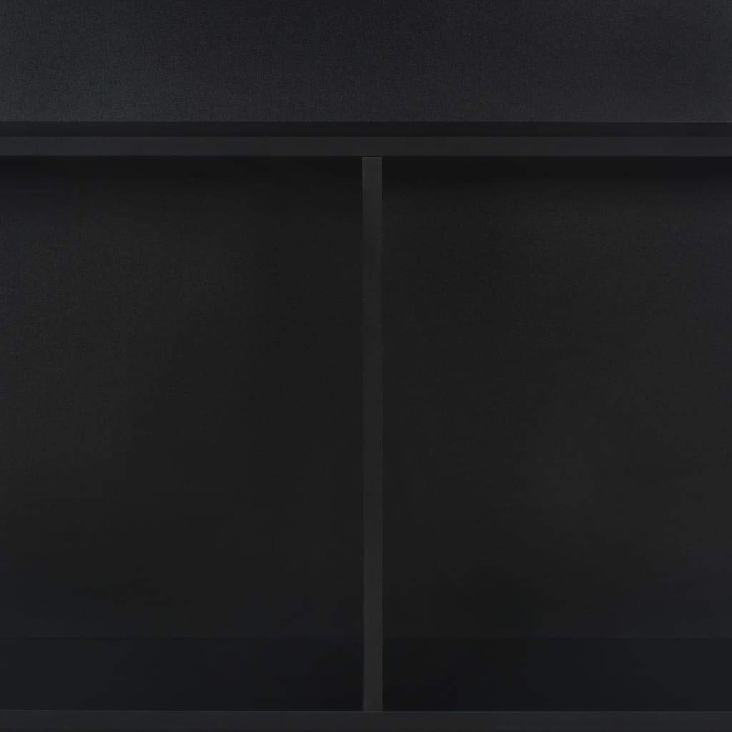 Rectangular Bistro Bar Table with 2 Black Table Tops - 51.18