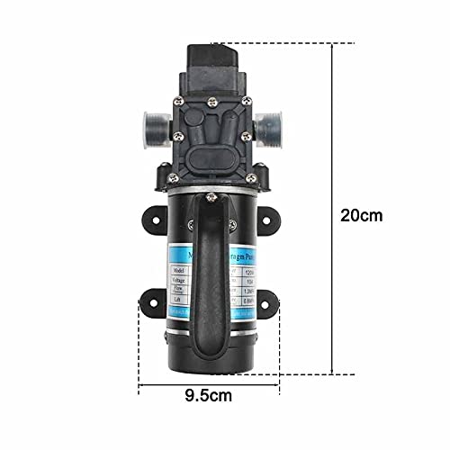 ZTBH 12V/24V 120W High Pressure Electric Water Pump - 10L/min Circulation Pump for Agricultural Spraying, Garden Irrigation, Car Wash & Water Film Systems | Durable Micro Water Pump for Home & Commercial Use