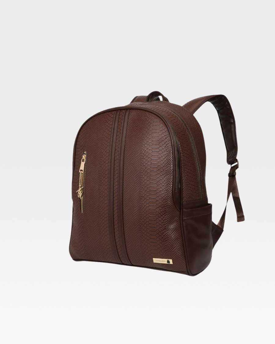 Apollo 1 Tombstone Backpack in Chocolate Brown - Durable Laptop Backpack for College, Travel & Outdoor Adventures