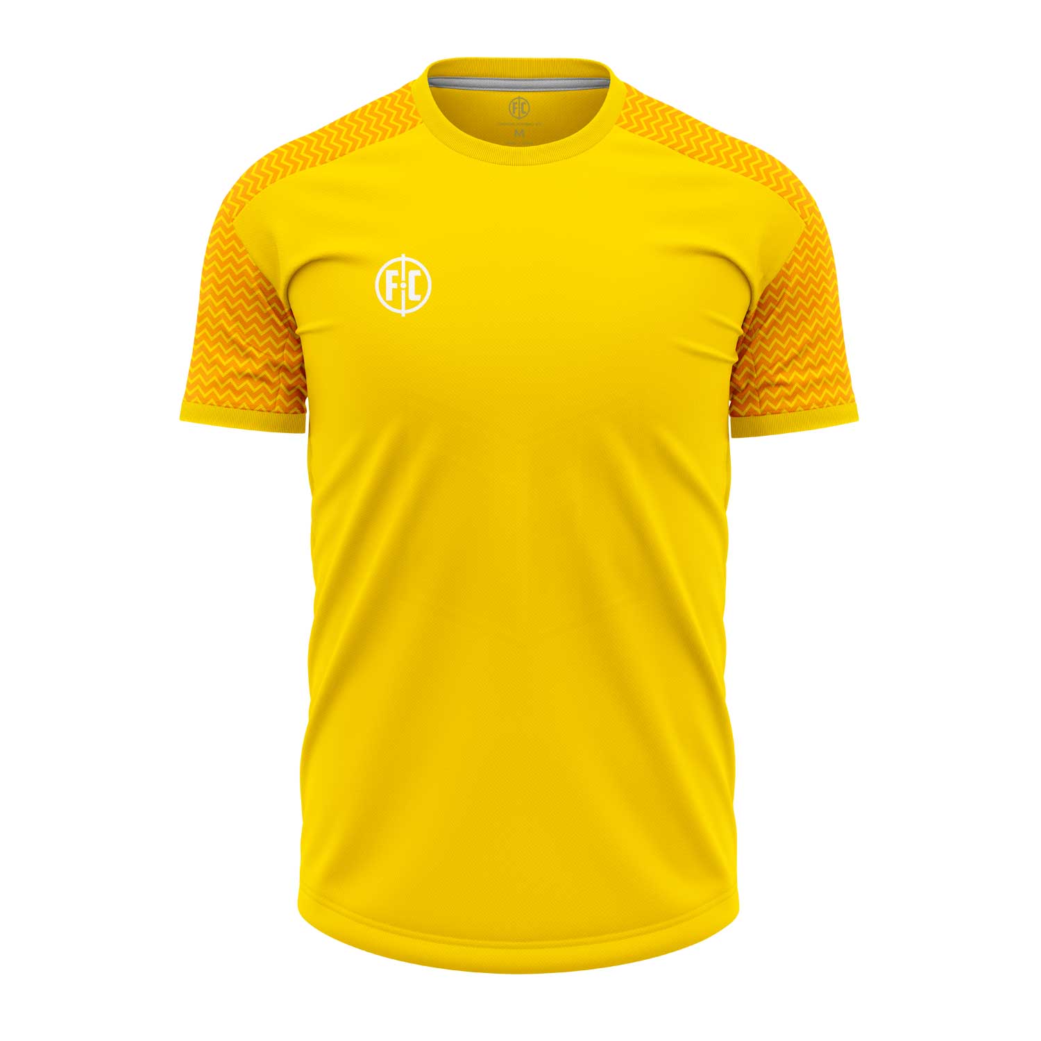 FC Pace Jersey - High-Quality Yellow Soccer Jersey for Men & Women - Perfect for Training, Matches, and Fan Support