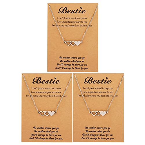 B: 3Pcs Friendship Necklaces