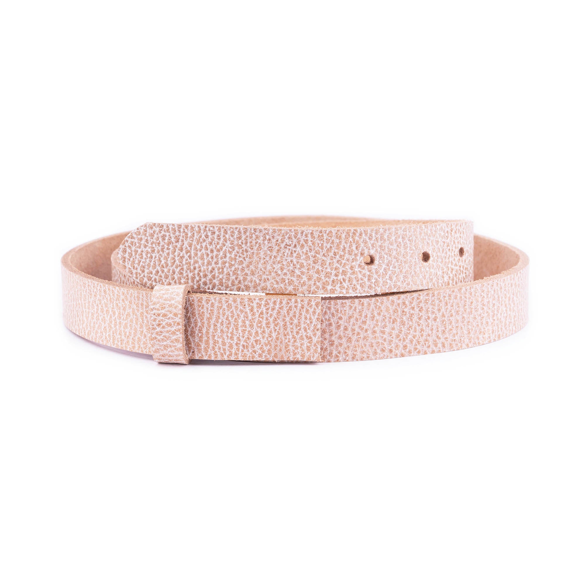 2.5 cm Beige Genuine Leather Belt Strap for Ferragamo Buckles - Women's Replacement Accessory - Perfect for Office, Casual Wear & Fashion Outfits