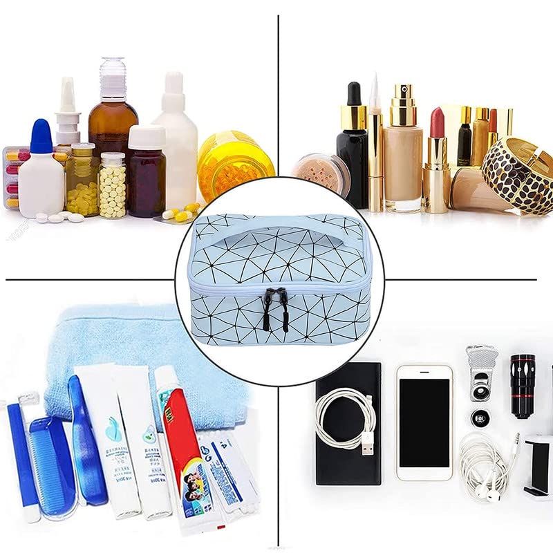 Multipurpose Cosmetic Travel Organizer Bag - Waterproof Makeup Pouch & Toiletry Bag for Men & Women | Perfect for Airplane Carry-on, Gym Essentials & Vacation Packing