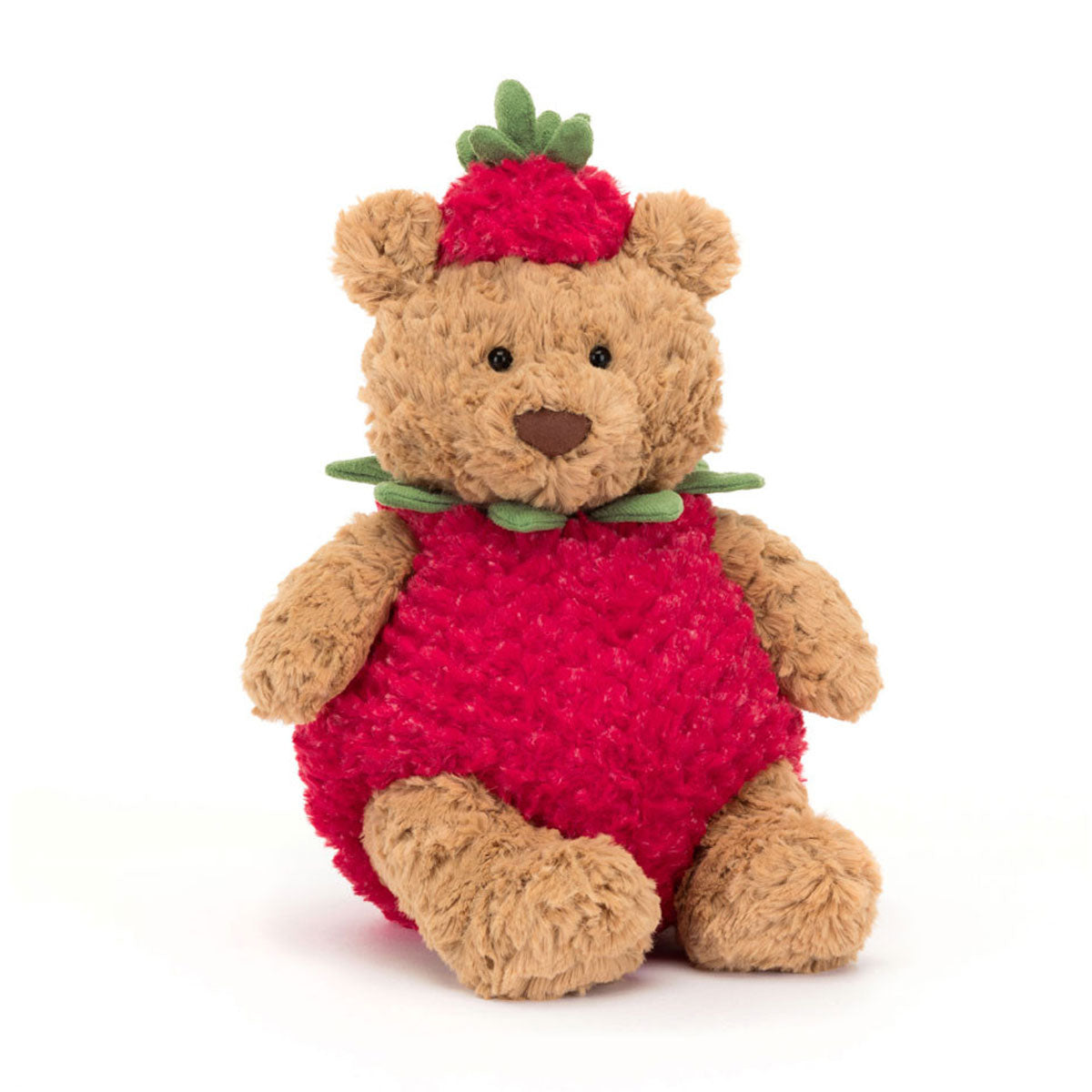 Bartholomew Bear Plush Toy - Adorable Strawberry-Themed Stuffed Animal for Kids | Perfect for Gifts, Nursery Decor, and Cuddling