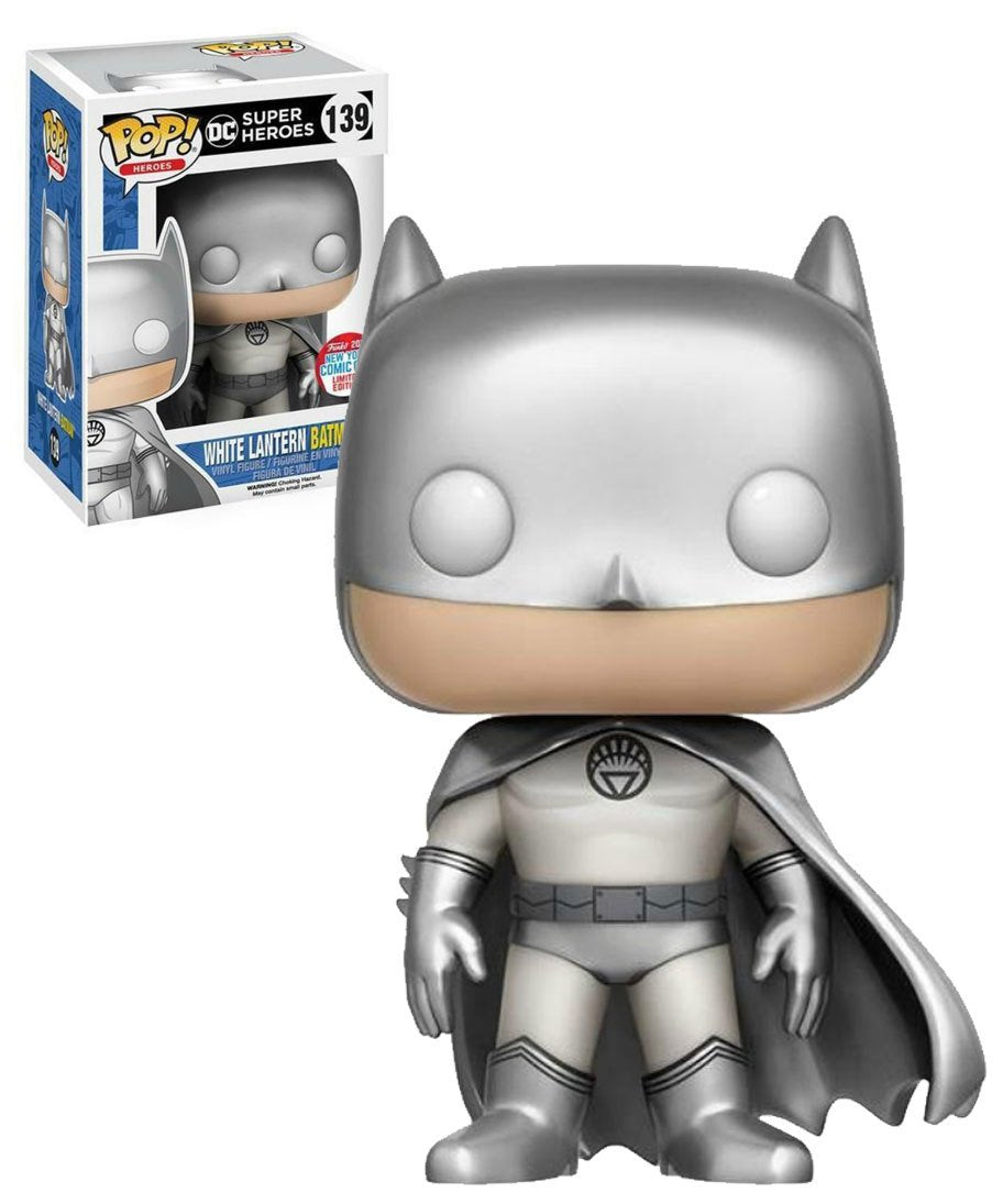 DC Super Heroes White Lantern Batman #139 Funko Pop Vinyl Collectible Figure - Perfect for DC Comics Fans, Collectors & Home Office Display