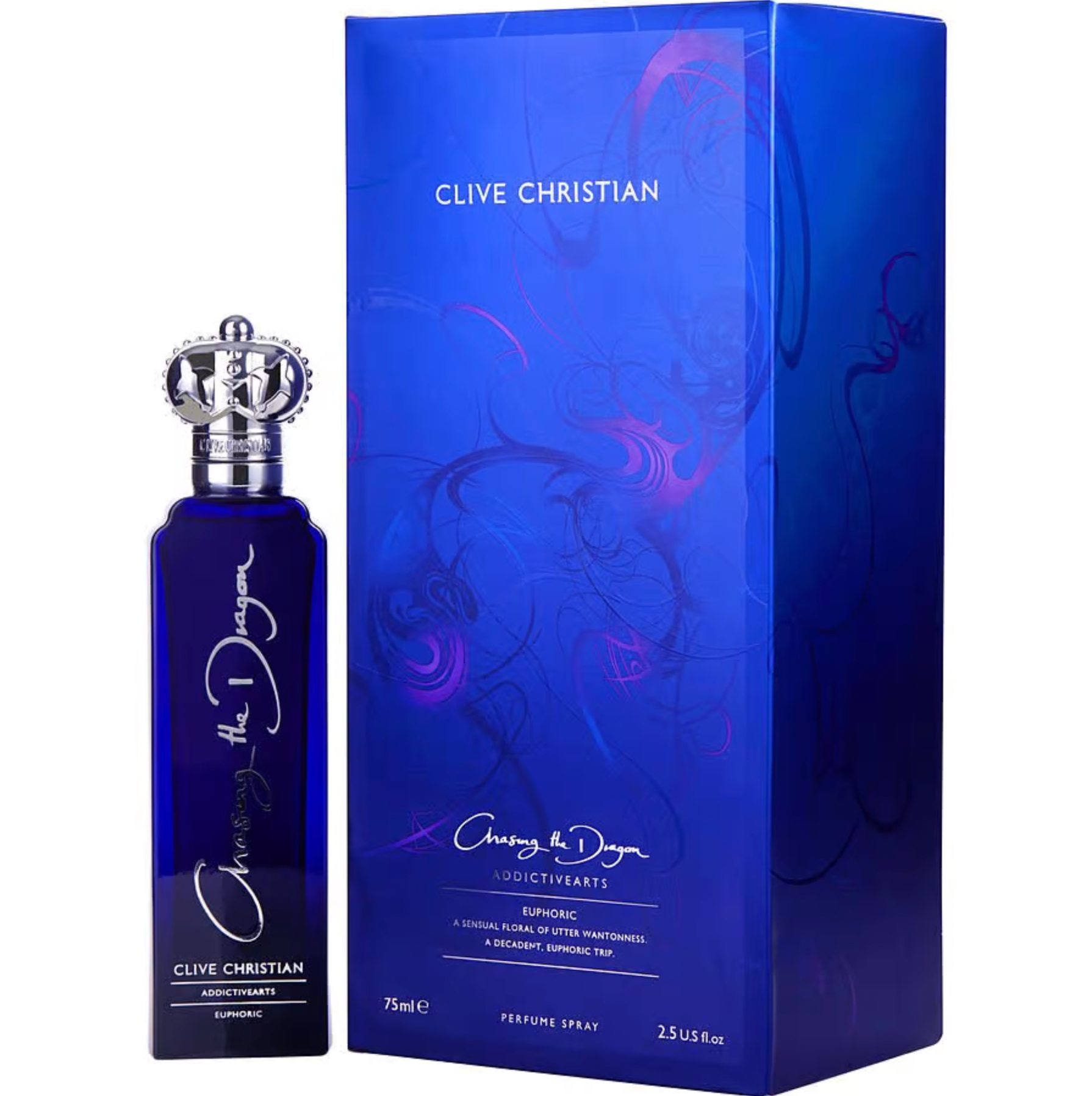 Clive Christian Chasing The Dragon Euphoric 75ML EDP Perfume Spray for Women - Luxury Floral Oriental Fragrance for Evening Wear & Special Occasions