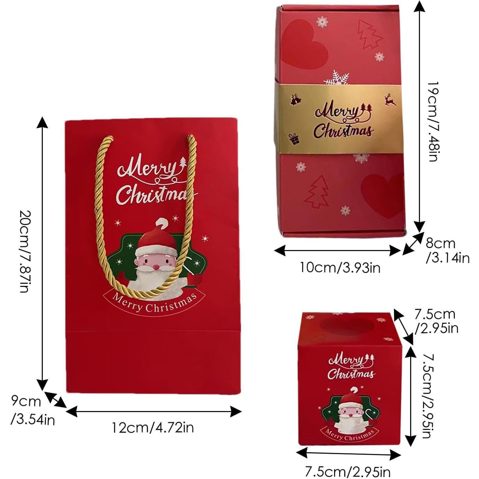 2023 Christmas Surprise Gift Box Set - 12 DIY Explosion Bouncing Photo Album & Red Envelope Gift Boxes for Holiday & Birthday Presents | Creative Folding Gift Idea for Kids, Adults, Party Favors