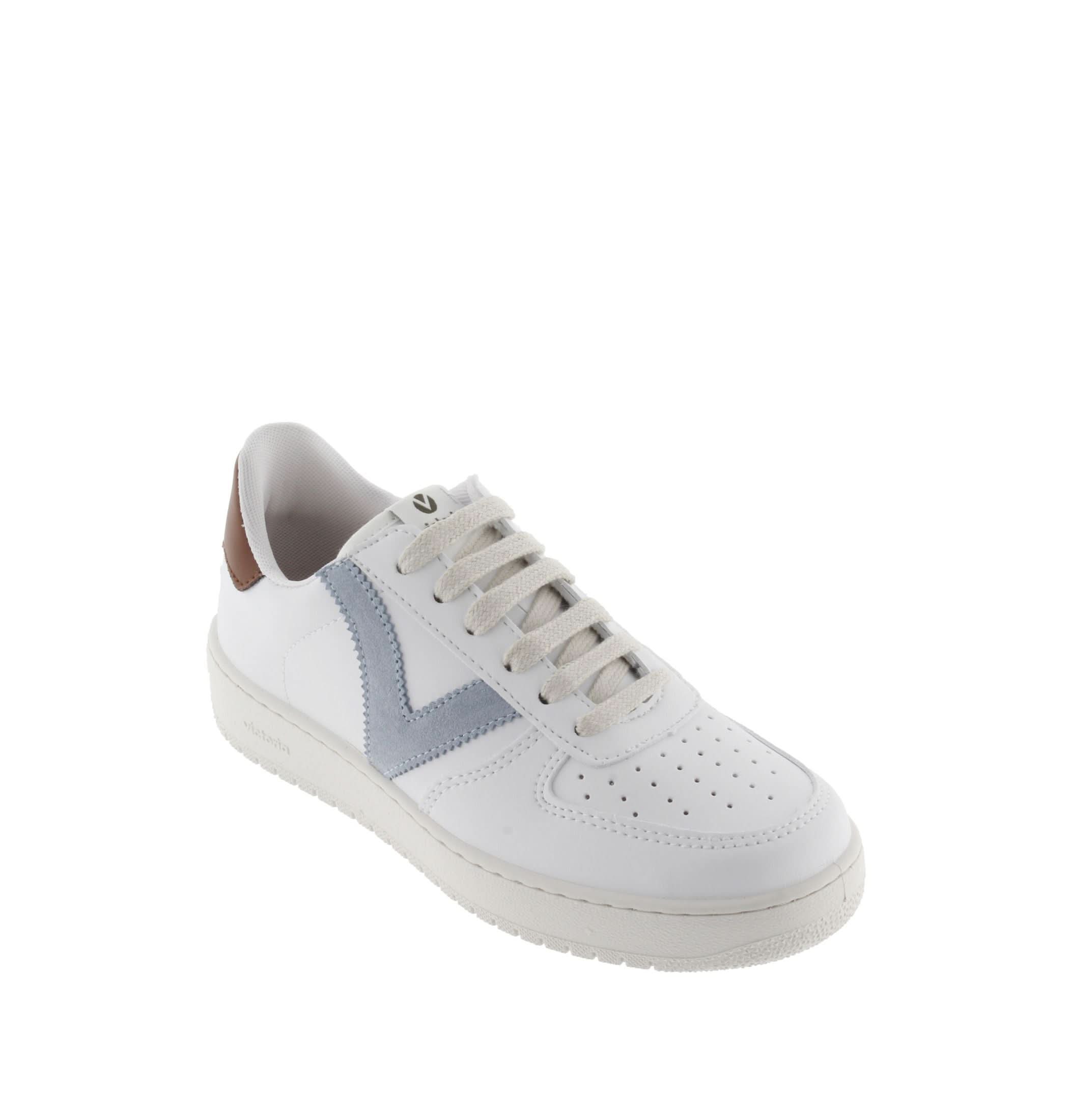 Stylish Women's Madrid Contrast Faux Leather Sneakers - Comfortable Casual Shoes for Walking, Travel & Everyday Wear