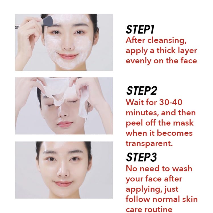 1 PC Lefilleo Collagen Peel-Off Face Mask - Deeply Firming, Lifting & Purifying - Reduces Fine Lines & Wrinkles - 65g - Perfect for Spa Night & Anti-Aging Skincare Routine