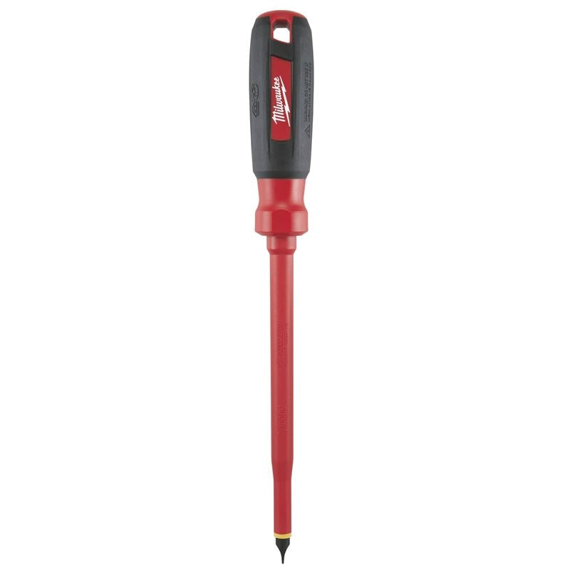 5/16 in. Slotted 7 in. 1000V Insulated Screwdriver - Professional Electrical Tool for Safe Wiring, Repairs & DIY Projects - Ideal for Electricians, Home Maintenance & Industrial Use