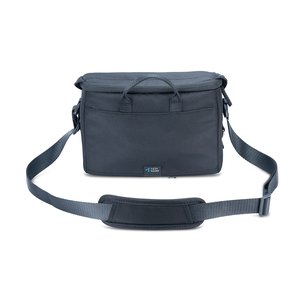 VEO GO 24M BK Professional Shoulder Camera Bag for DSLR & Mirrorless Cameras - Waterproof & Durable Black Photography Bag - Perfect for Travel, Hiking, and Outdoor Photography