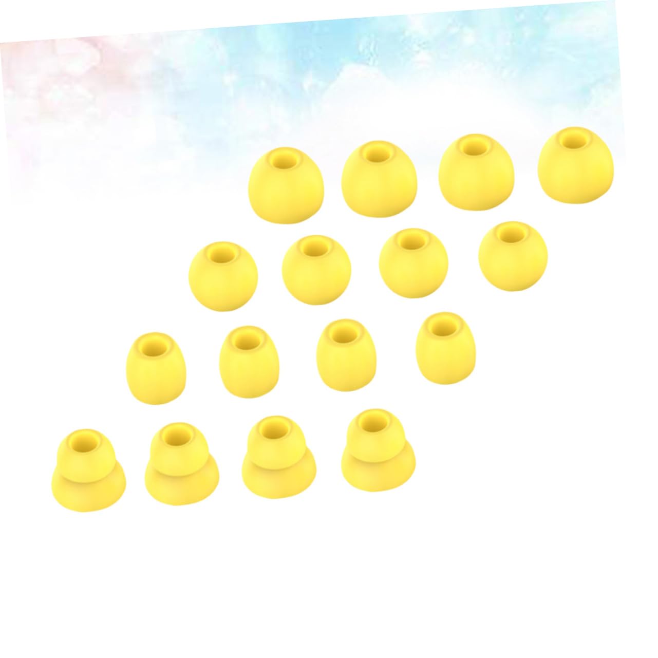 Hemobllo 2 Sets 16pcs Silicone Earplug Covers - Soft Protective Case for Earbuds & Earphones - Noise Reduction, Comfortable Fit for Sleeping, Travel, Work, and Study