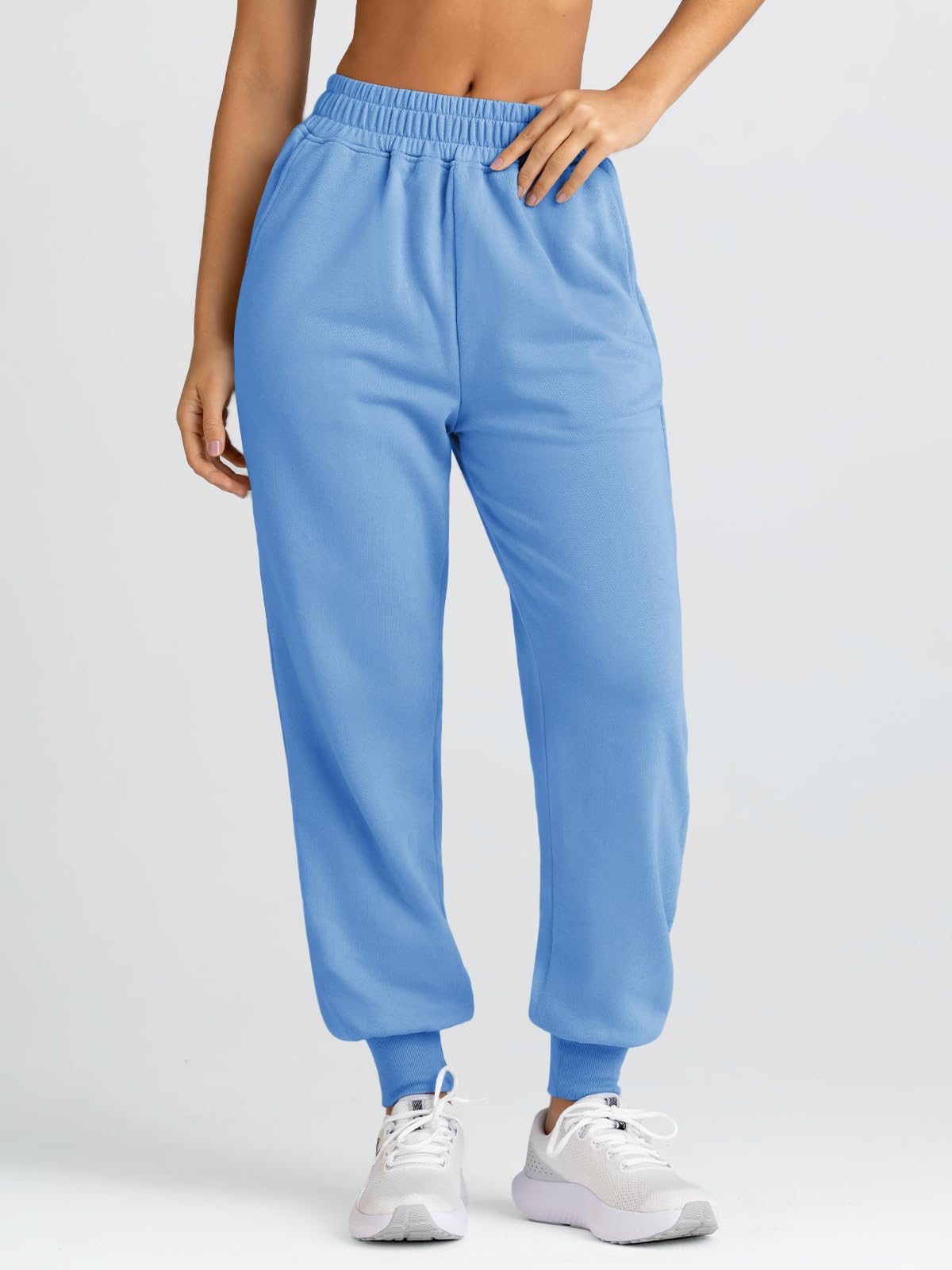 Yovela Women's High Waisted Baggy Sweatpants - Casual Joggers with Pockets for Fall & Winter | Y2K Aesthetic Warm Lounge Pants for Women | Perfect for Home, Gym, Travel & Streetwear Fashion