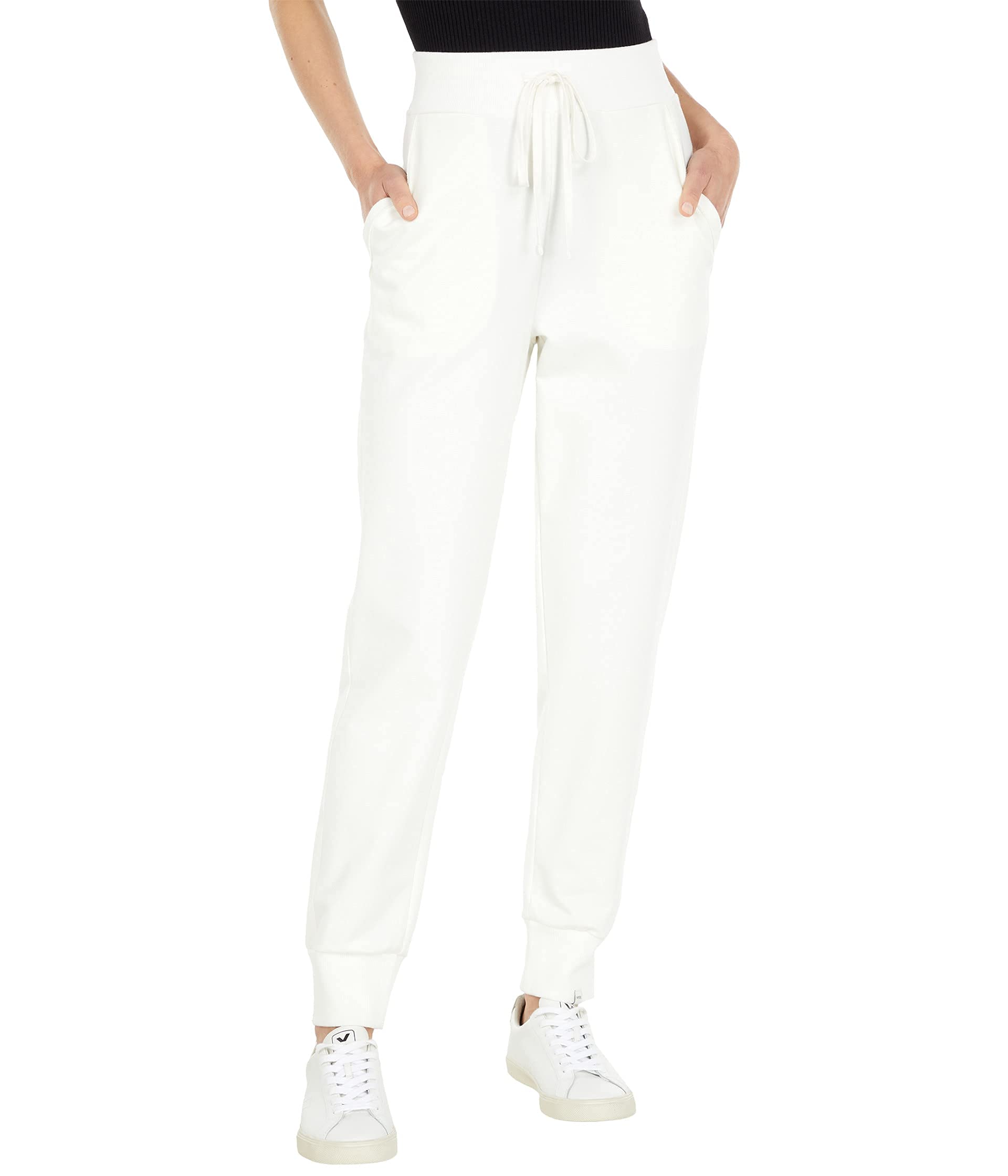 NYDJ Women's Comfortable Drawstring Joggers - Soft Stretch Casual Lounge Pants for Yoga, Running & Home Wear