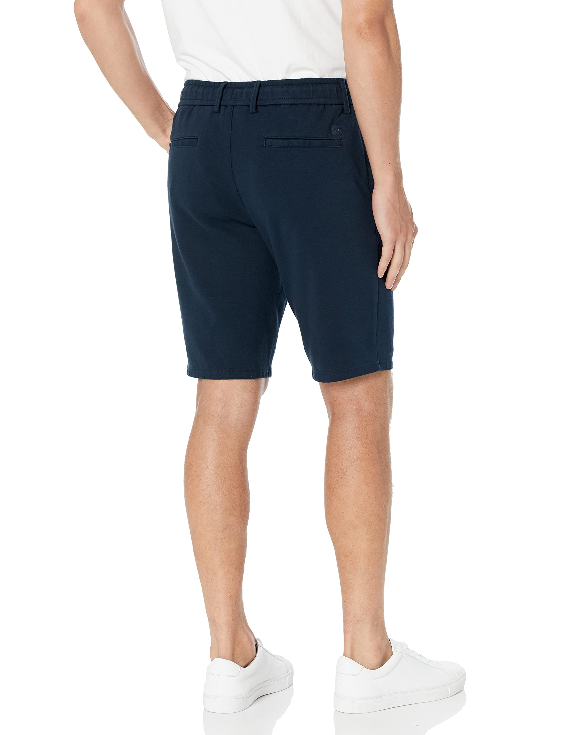 BOSS Men's Comfortable Structured Jersey Drawstring Waist Shorts - Casual Summer Wear for Outdoor Activities & Lounge