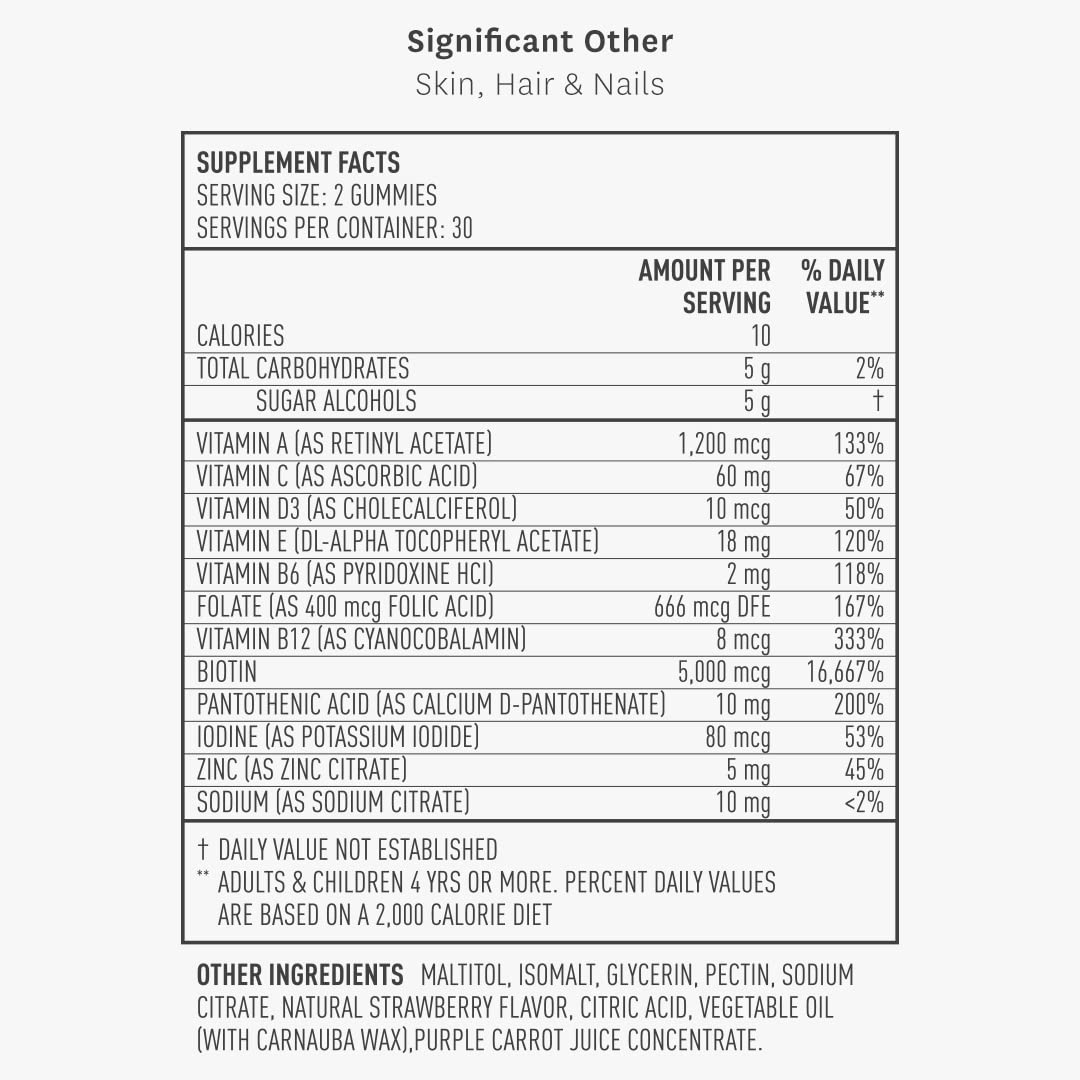 Better Not Younger Power Within Skin & Scalp Collagen Gummies + Significant Other Hair, Skin & Nails Supplement Bundle - Gluten-Free Chewable Dietary Supplements for Women - Promote Healthy Hair Growth & Radiant Skin at Any Age | Perfect for Daily Wellness Routine & Anti-Aging Care