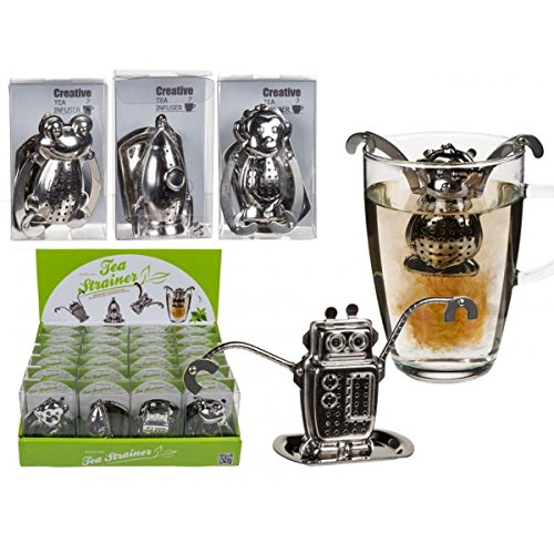 Premium Animal-Shaped Tea Infuser - Cute Monkey Design for Loose Leaf Tea | Perfect for Home, Office & Gifts | BPA-Free & Easy to Clean