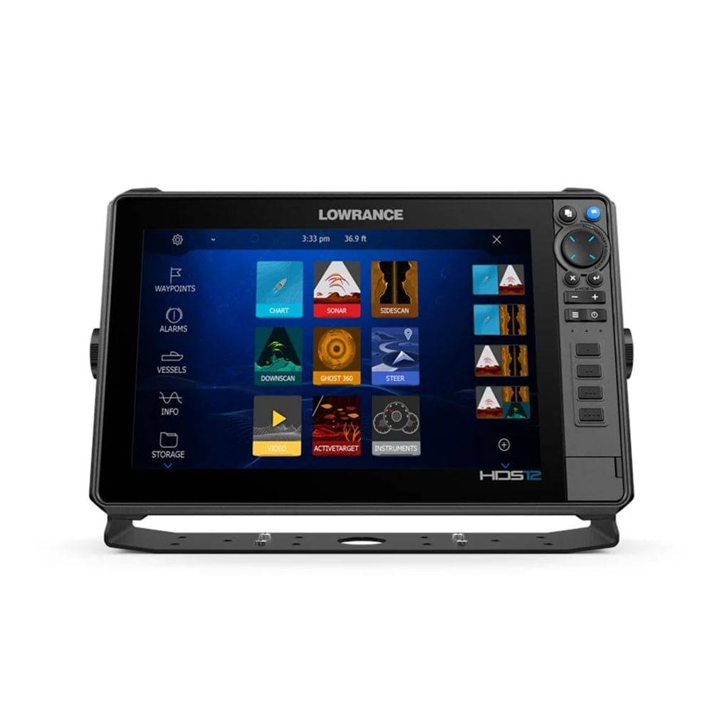 Lowrance HDS Pro 12 Fish Finder with CHIRP Sonar & GPS Navigation - High-Definition Marine Chartplotter for Offshore & Freshwater Fishing