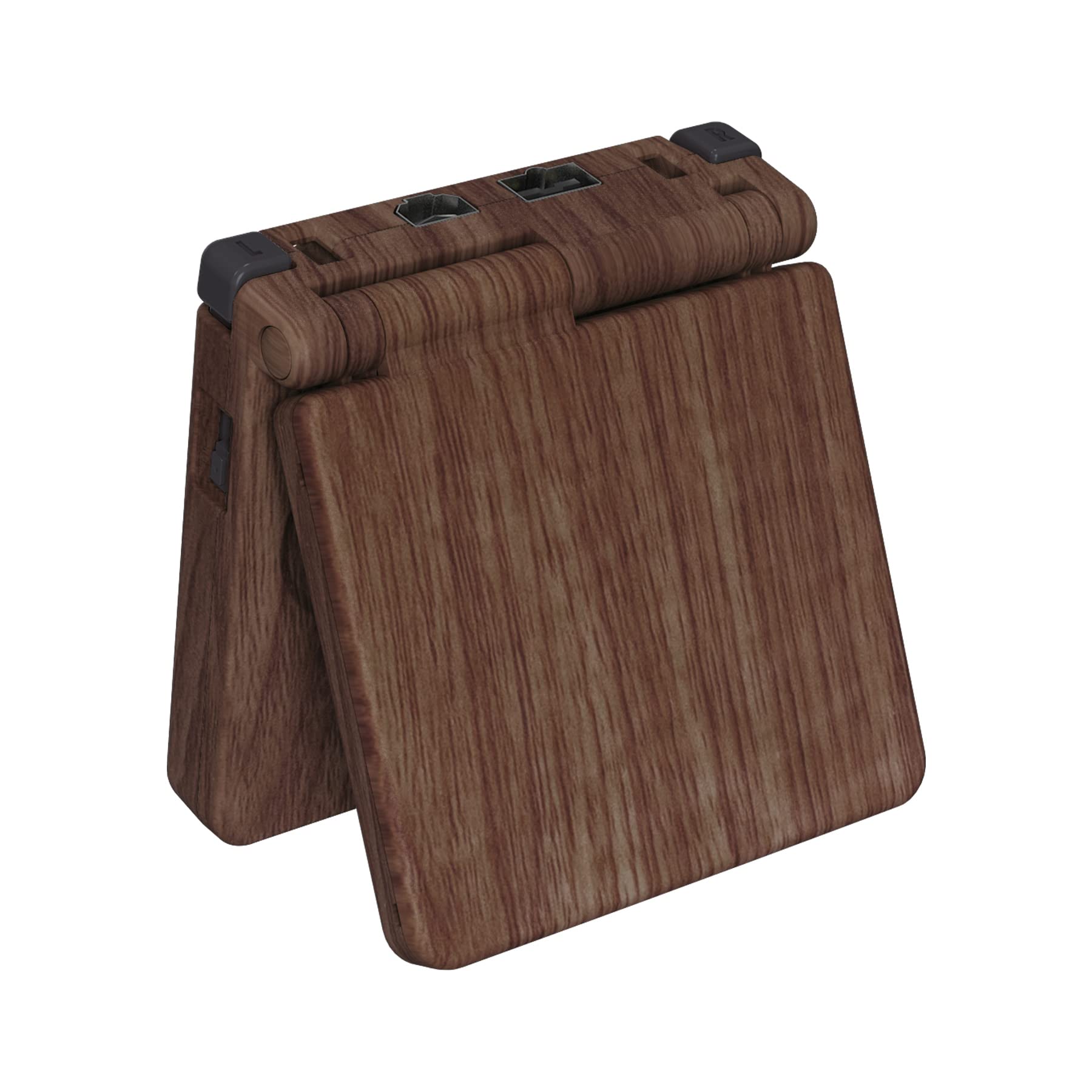 eXtremeRate Custom Wood Grain Shell Full Button Set for GBA SP Gameboy Advance SP - Replacement Case Compatible with IPS & LCD Screens (Console & Screen Not Included) - Perfect for Gaming, Collecting & Custom Mods