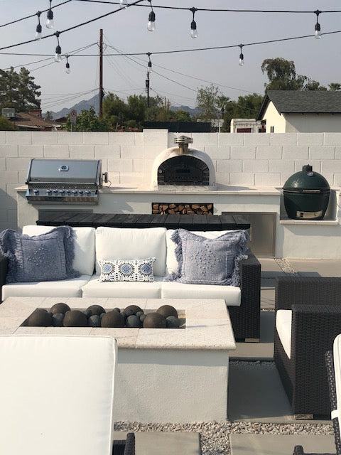 Premium BUENA VENTURA PRETO Outdoor Pizza Oven - Best Selling Stainless Steel Wood Fire Pizza Maker for Backyard, Patio & Camping