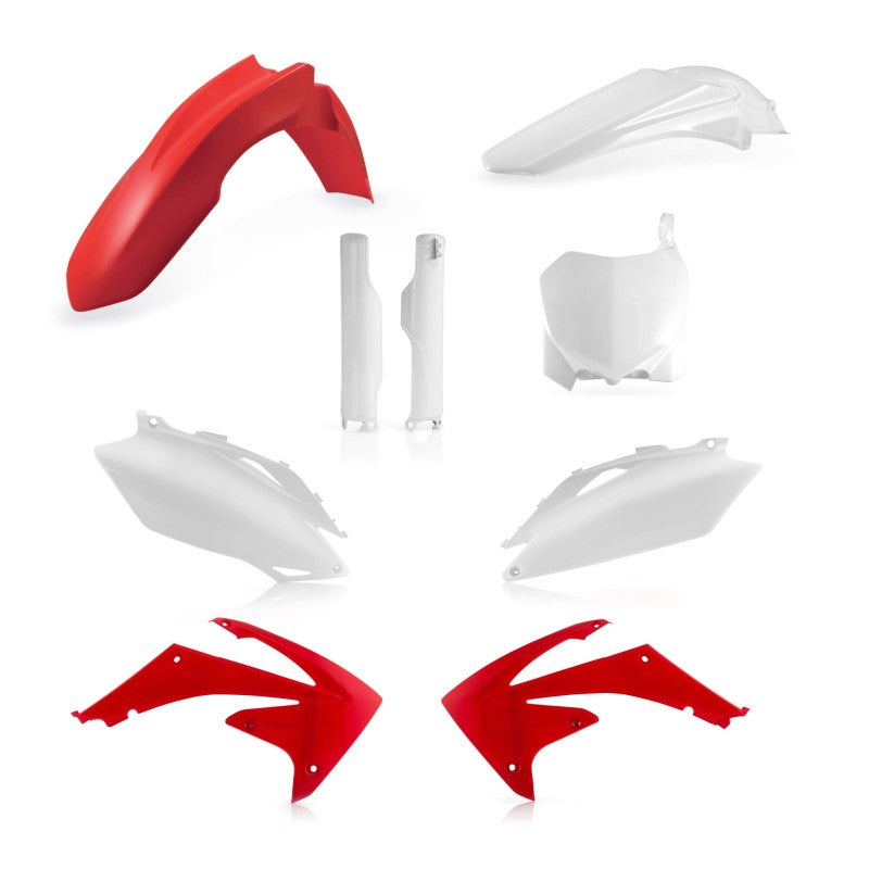 Acerbis Full Plastic Kit for 10-13 Honda CRF250R & 09-12 CRF450R - OEM Style Replacement - Perfect for Off-Road Racing & Bike Restoration