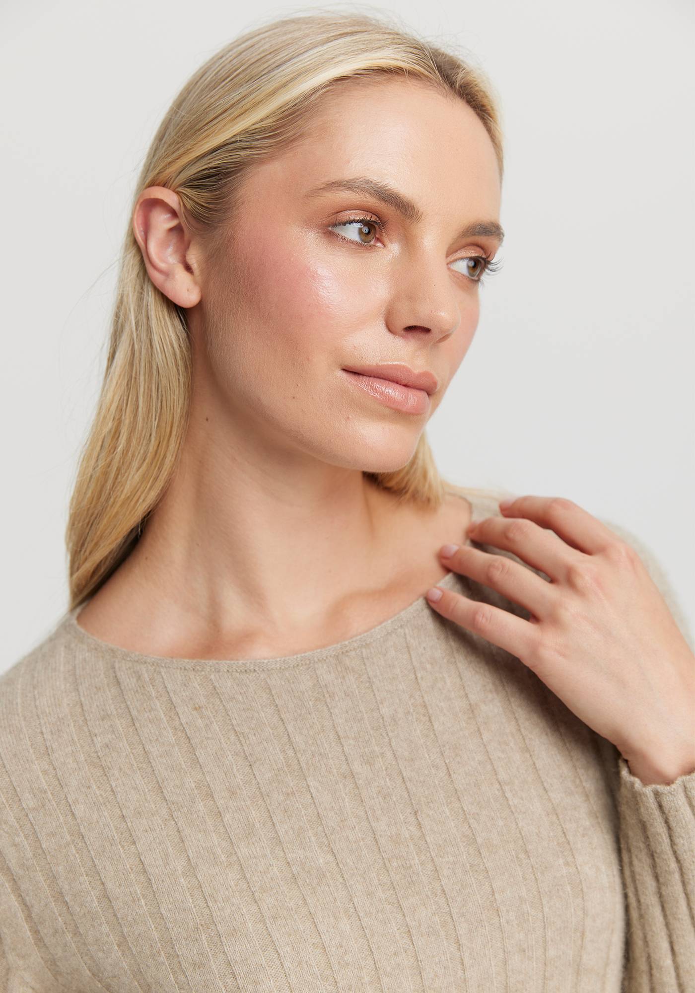 Kapua Rib Crew Neck Sweater for Women - Soft & Comfortable Knit Pullover - Perfect for Casual Wear, Office & Fall Outfits