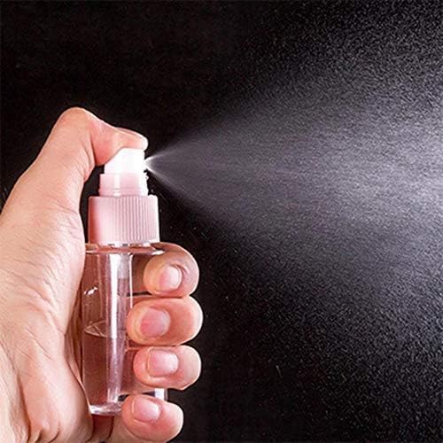 MAX HOME Plastic Travel Cosmetic Bottles Set - Leak-Proof Squeeze Spray Bottles for Makeup, Skincare & Toiletries | Portable Liquid Containers for Shampoo, Lotion & Essential Oils | Perfect for Travel, Gym & Home Use