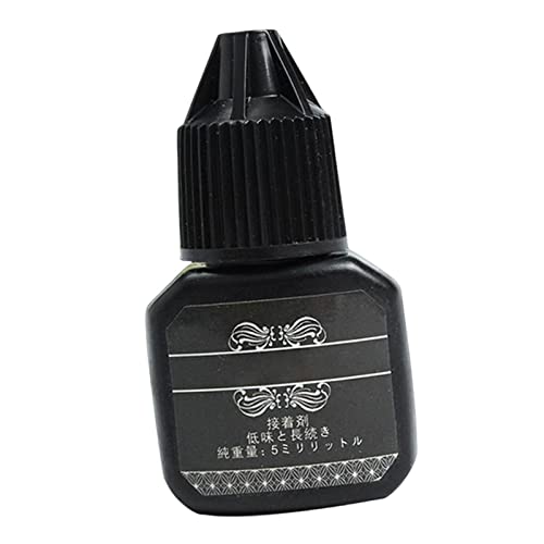 Milageto Professional Lash Extension Glue - Strong, Fast Drying Eyelash Adhesive for DIY & Salon Use - Waterproof Makeup Tool (5ml) - Perfect for Long-Lasting Eyelash Extensions & Special Occasion Makeup