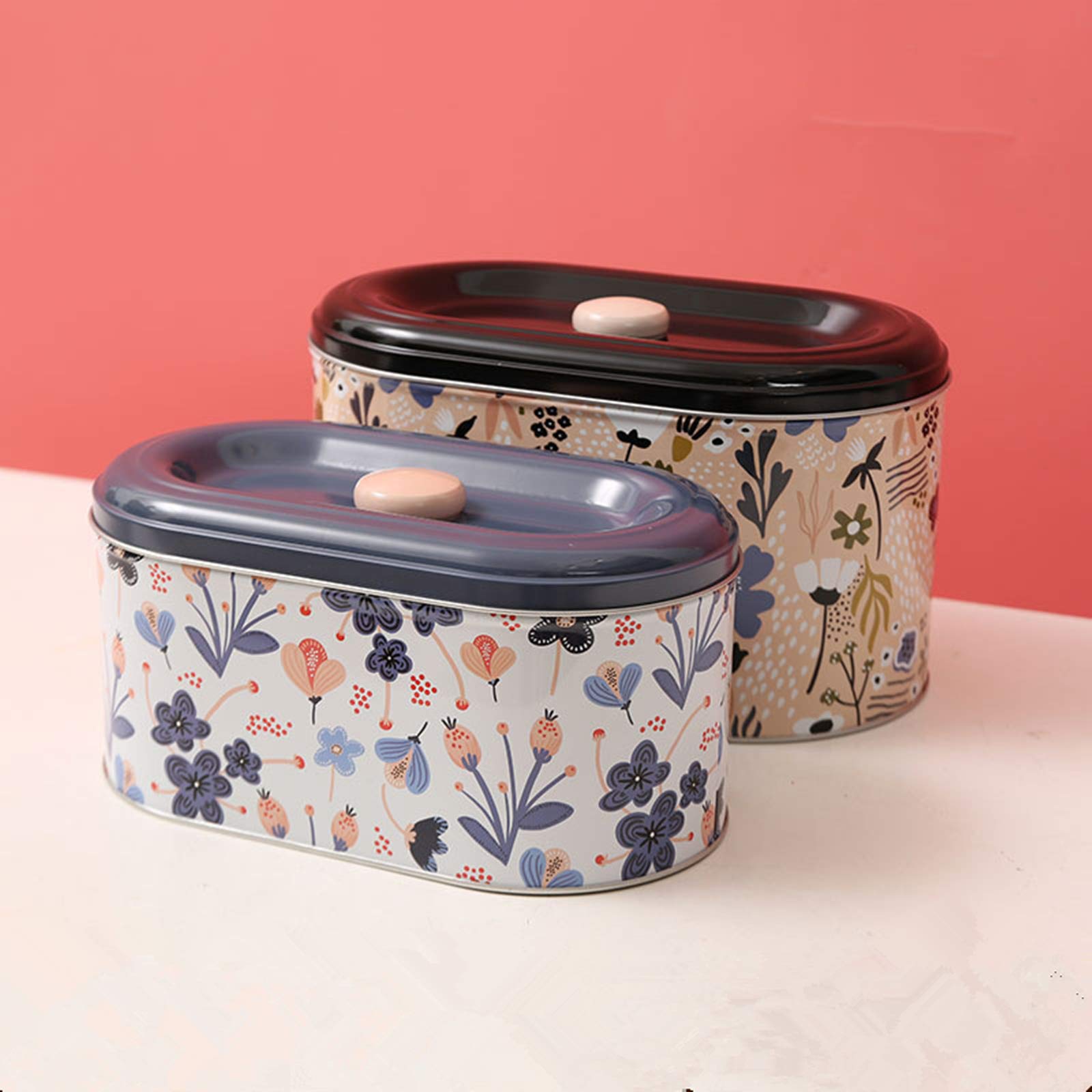 Stainless Steel Cookie Storage Tin with Airtight Lid - Food-Safe Snack Container for Biscuits, Chocolates & Toddler Snacks | Perfect for Kitchen Pantry Organization, Party Treats & Gift Giving