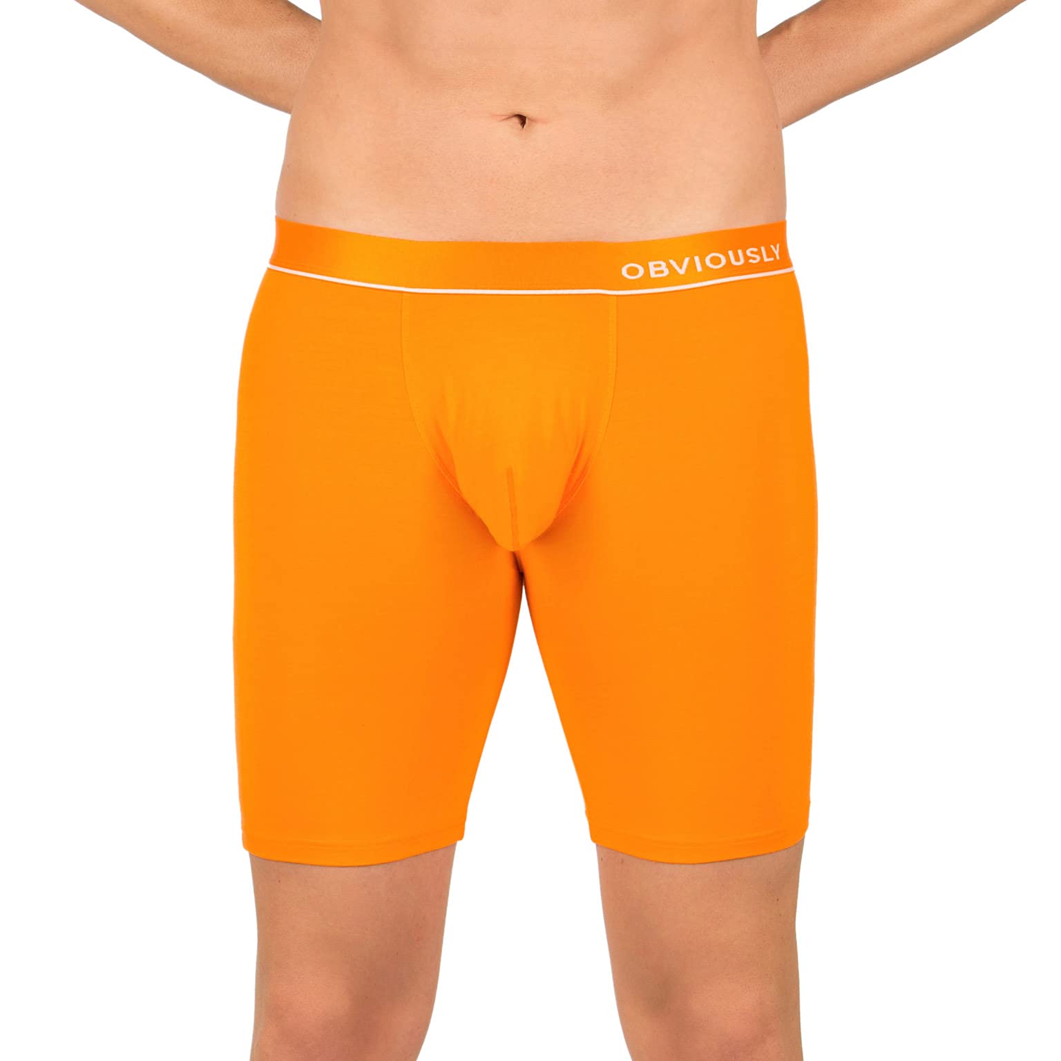 PrimeMan Men's 6-Inch Boxer Briefs - Soft Breathable Underwear for Comfort & Support - Perfect for Workout, Running & Daily Wear