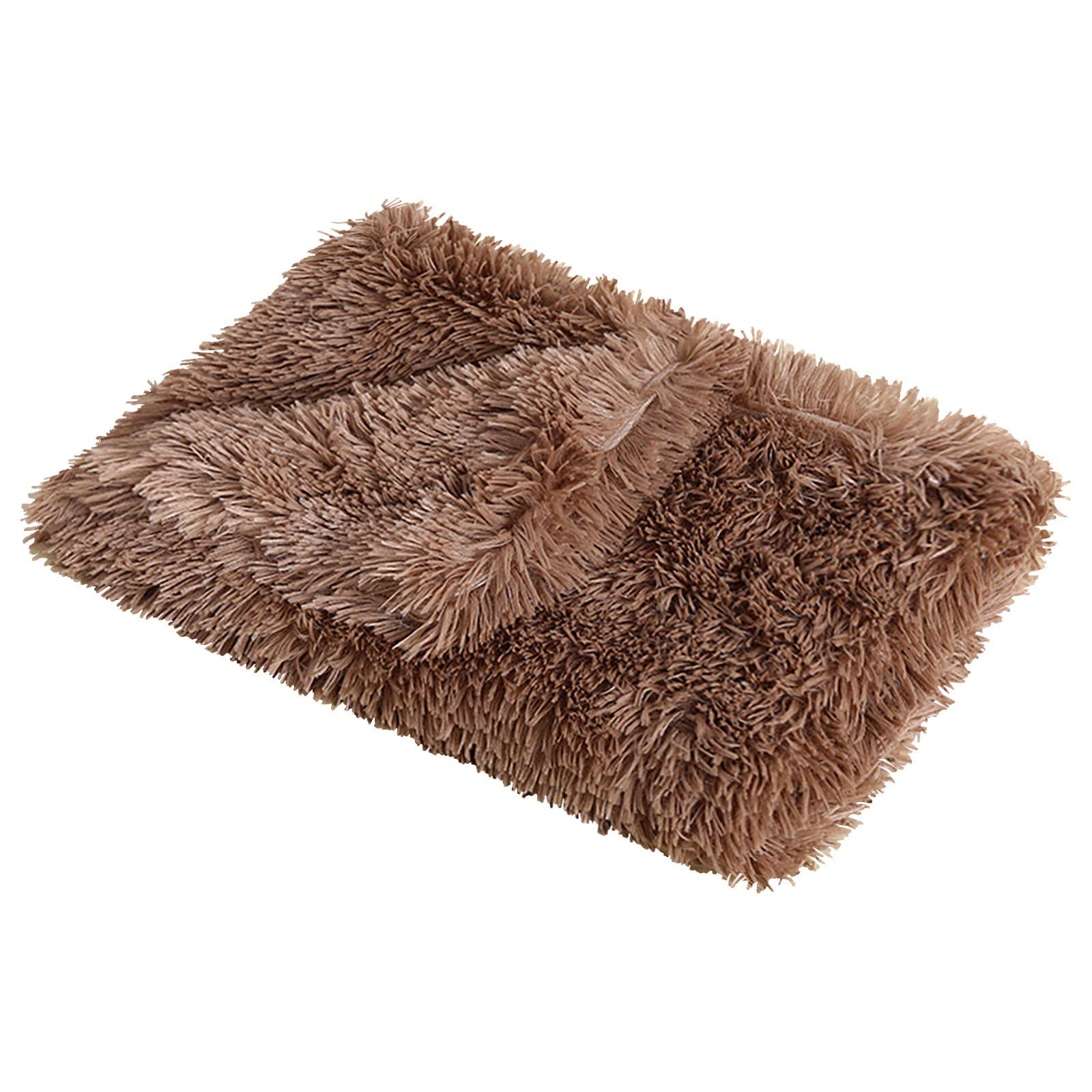 JKRED Soft Fleece Pet Blanket for Dogs & Cats - Washable, Cozy Throw Mat for Puppies & Kittens - Perfect for Beds, Couches & Travel (Coffee, Medium)