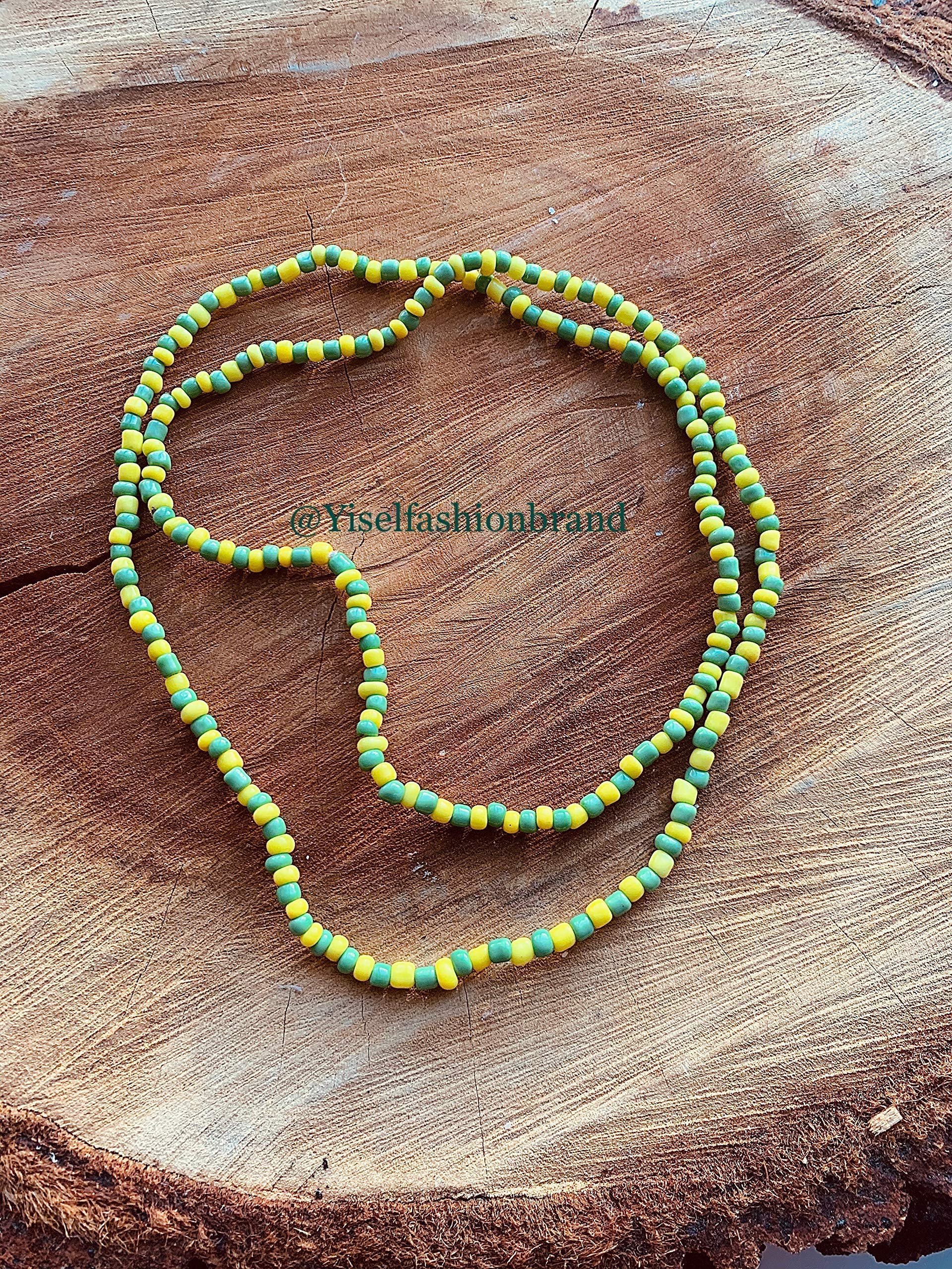Orula Simple Collar - Elegant Beaded Necklace for Santeria & Yoruba Traditions | Perfect for Spiritual Protection & Religious Ceremonies