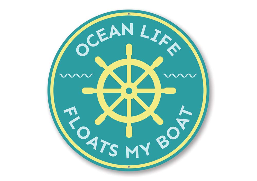 Ocean Life Boat Sign - 18