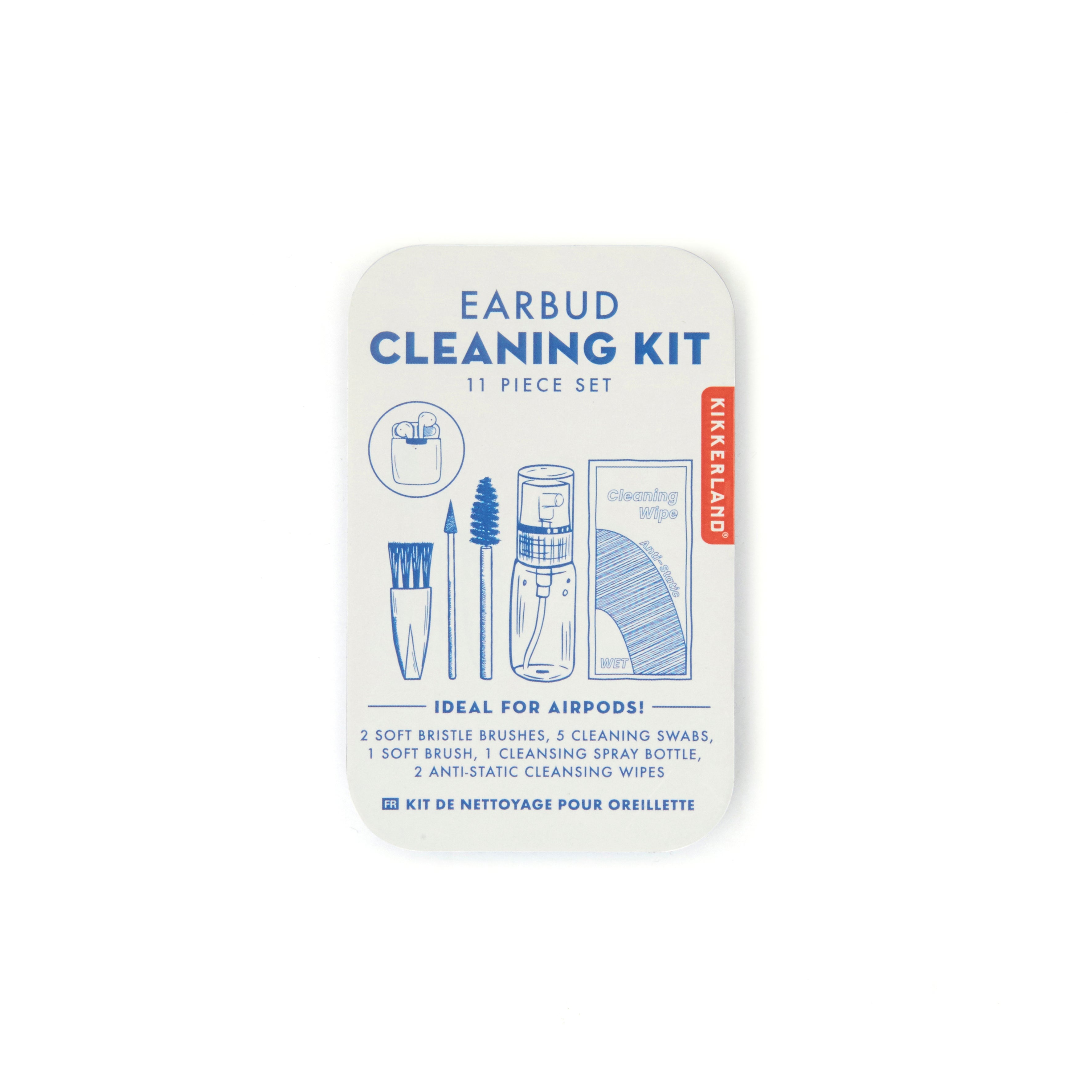 Premium Earbud Cleaning Kit - Wireless Headphone Cleaning Tools with Soft Brush & Wax Remover - Perfect for AirPods, Galaxy Buds & Bluetooth Earbuds (Great for Gym, Travel & Daily Use)