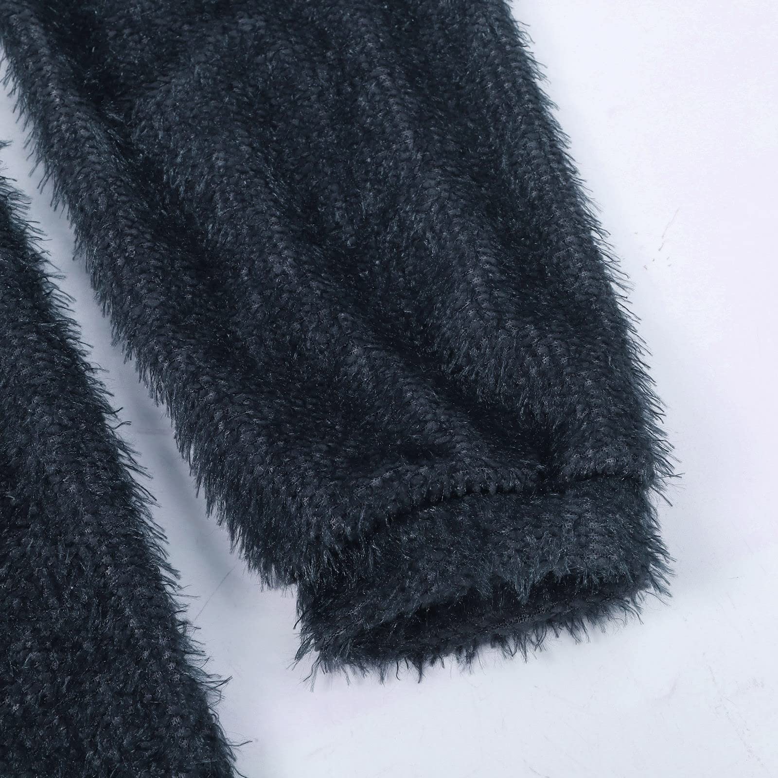 Exhloag Vintage Knit Jumper for Women - Winter Warm Turtleneck Long Sleeve Pocket Sweater Dress | Cotton Y2K Knitted Pullover Loose Sweater | Perfect for Casual Outfits, Office Wear & Holiday Fashion