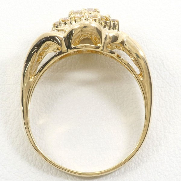 18K Yellow Gold Diamond Ring for Women - Elegant Solitaire Engagement & Wedding Band - Perfect for Proposals, Anniversaries & Special Occasions