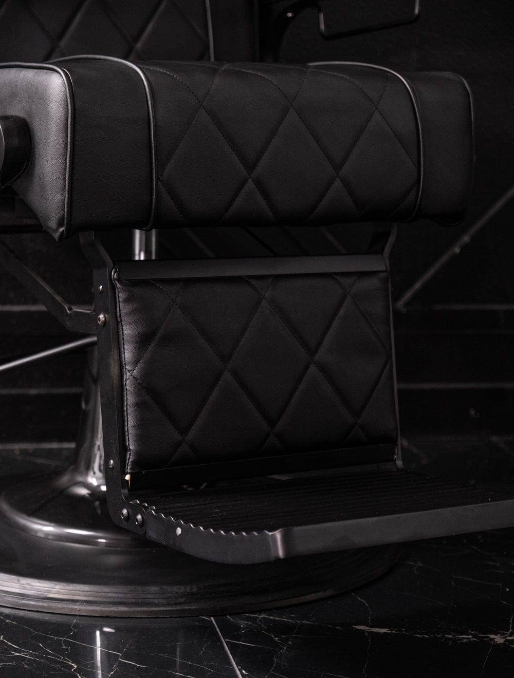 Premium Black Barber Chair for Professional Salons & Home Grooming - Heavy Duty Hydraulic Styling Chair with Adjustable Footrest & Headrest - Perfect for Barbershops, Hair Salons, and Personal Use