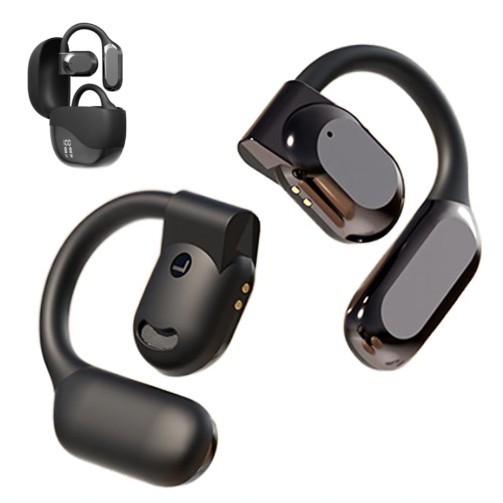2025 New AI Translating Earbuds - Wireless Bluetooth 5.0 Earbuds with Real-Time 144 Language Translation, Hi-Fi Sound for Music, Perfect for Travel, Business Meetings & Language Learning (Black)
