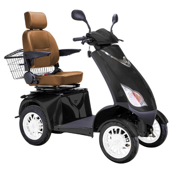 Premium Platinum Bariatric 4-Wheel Mobility Scooter for Heavy Adults - Heavy Duty Electric Wheelchair for Indoor & Outdoor Use - Ideal for Shopping, Travel, and Daily Mobility Assistance