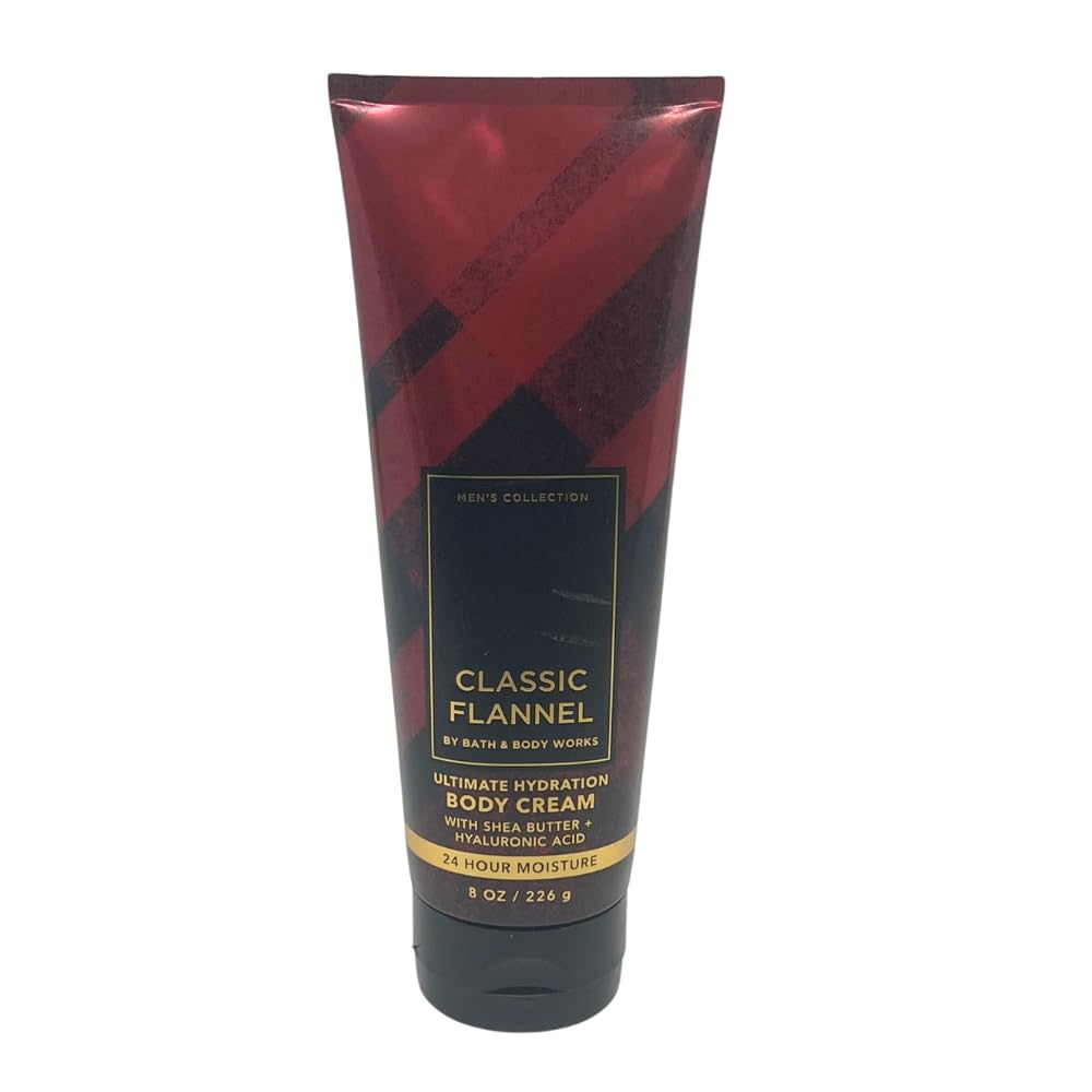 Bath & Body Works CLASSIC FLANNEL 3-Piece Gift Set for Men - Body Lotion, Body Cream & Body Spray with Red Bow | Holiday Gifts, Birthday Presents & Self-Care Essentials