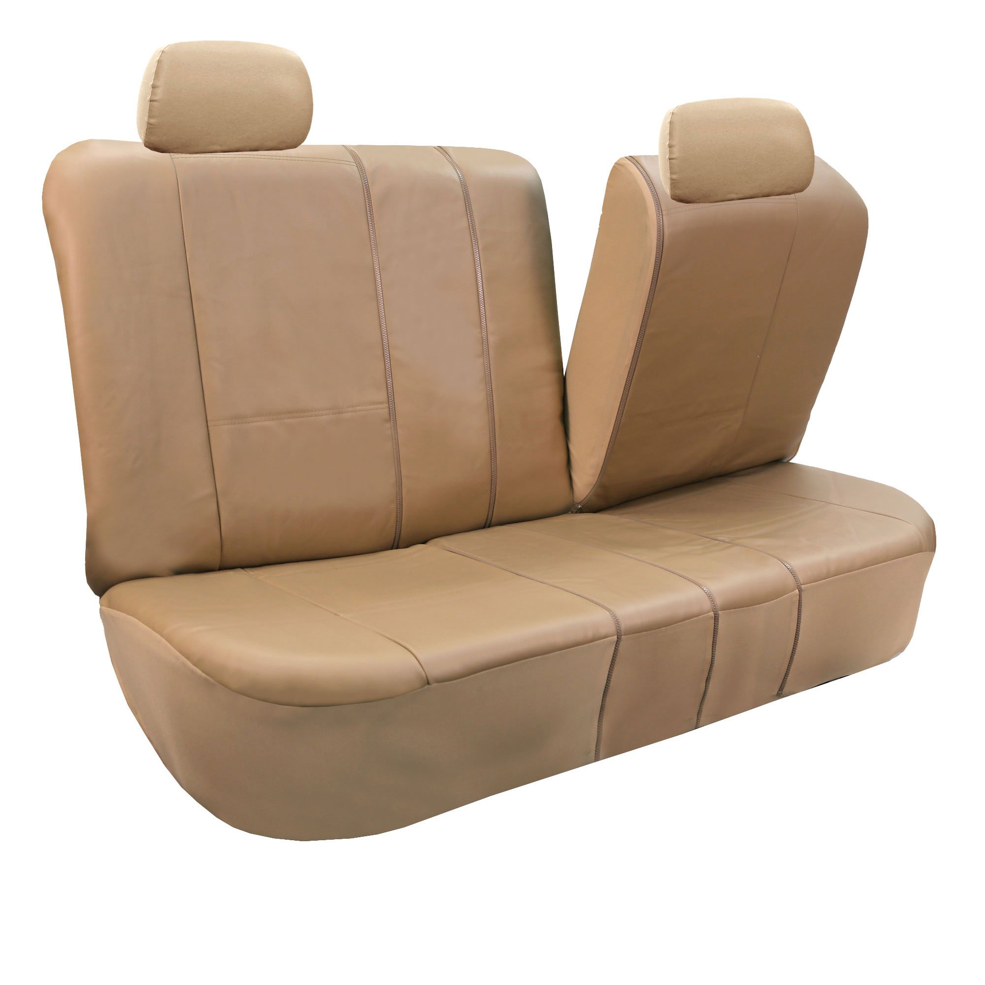 Premium PU Leather Car Seat Covers for Back Seat - Universal Fit Rear Bench Protector for Dogs, SUV, Sedan & Van - Durable Interior Accessories for Family Travel & Pet Owners