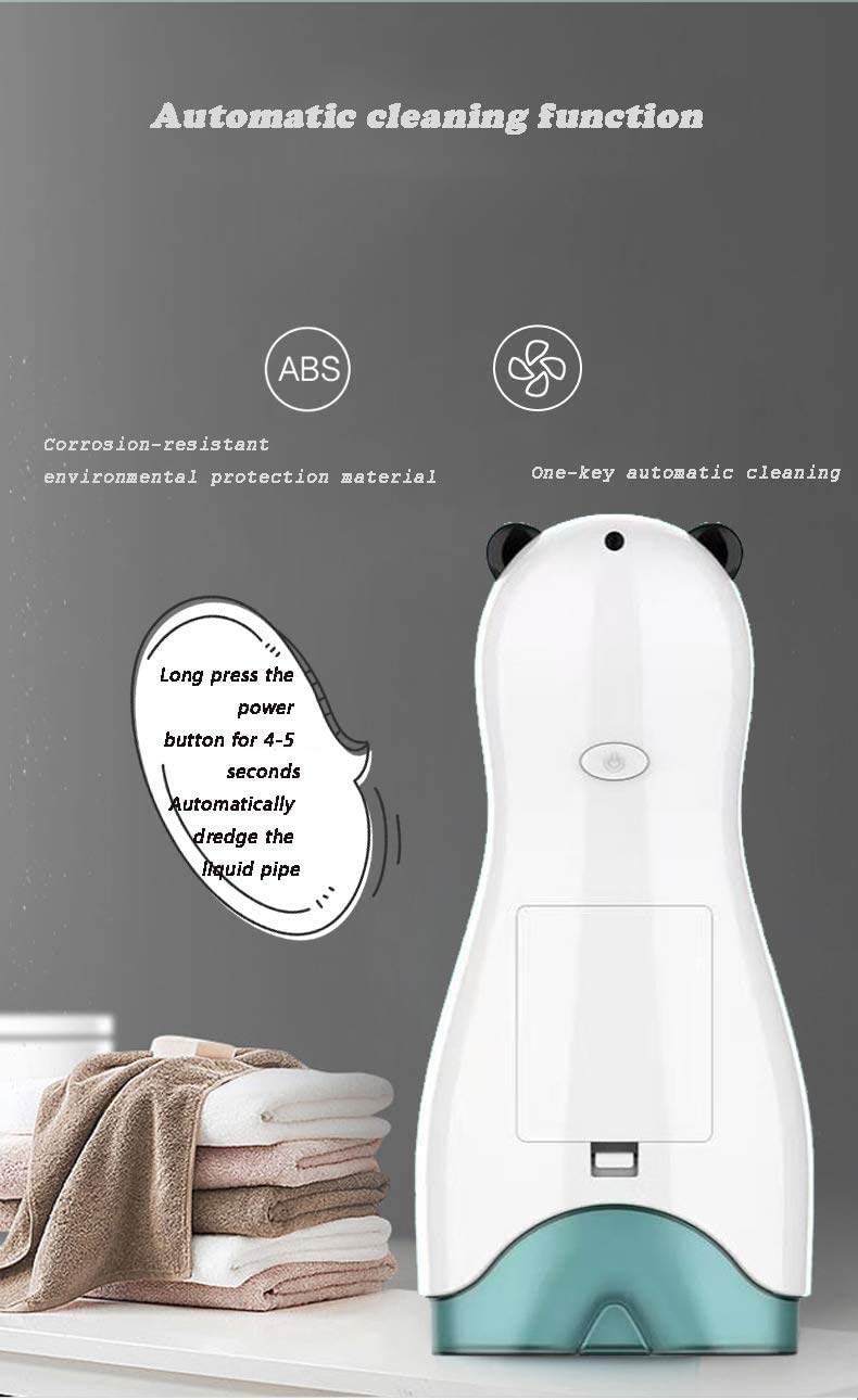 Touchless Automatic Soap Dispenser with Infrared Motion Sensor - 11oz/350ml Hands-Free Soap Dispenser for Kitchen, Bathroom, Office & Hotel - Ideal for Home, School and Commercial Use