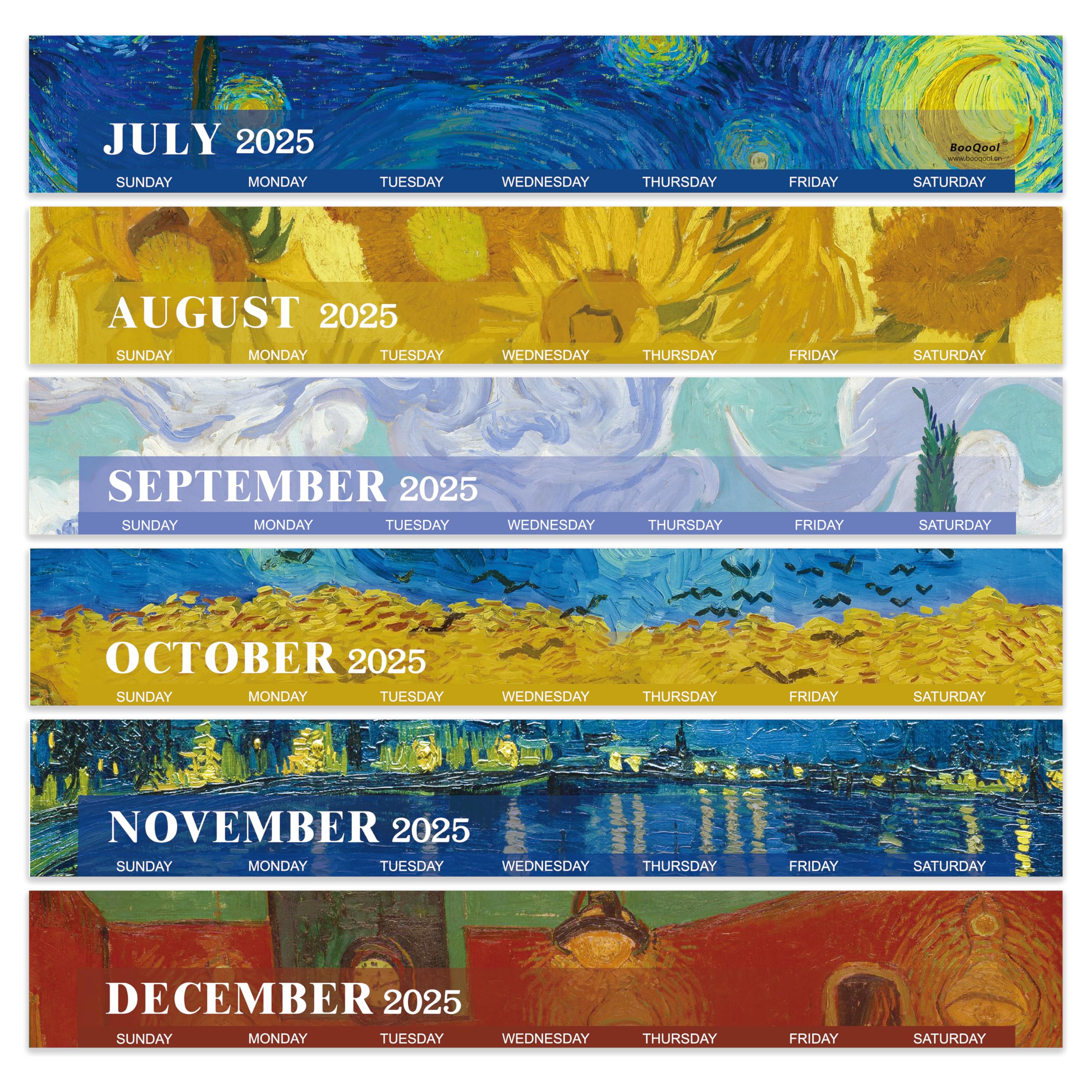 2025-2026 18-Month Desk Calendar | July 2025 - December 2026 | Standing Flip Desktop Planner | 9.8