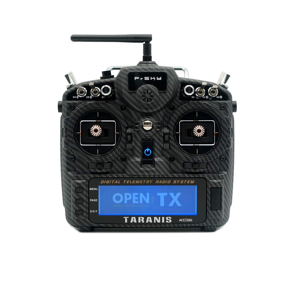 FrSky Taranis X9D Plus SE 2019 24CH RC Transmitter with Wireless Trainer Function - Carbon Fiber Edition for Drone Racing & FPV Flying
