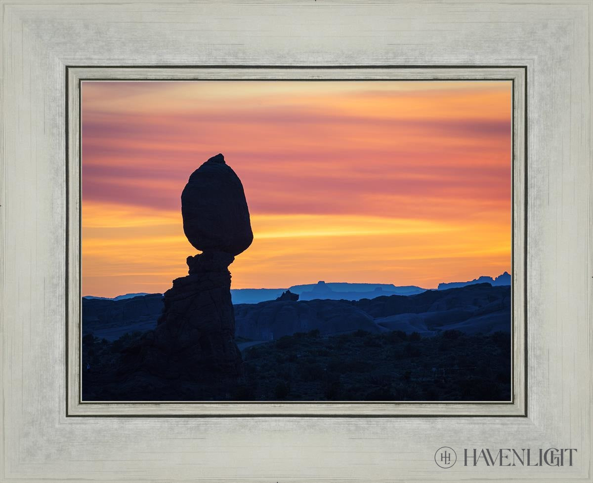 Balancing Rock at Sunset - Stunning Landscape Photo from Arches National Park Utah | Perfect for Wall Art, Home Decor & Travel Inspiration