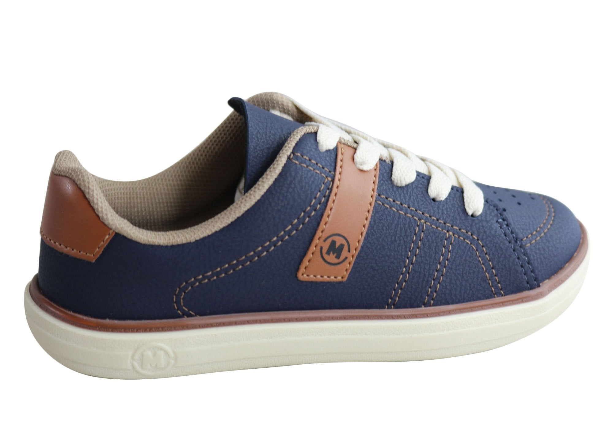 Molekinho Jim Boys Comfortable Lace-Up Sneakers for Kids - Breathable & Durable Brazilian-Made Shoes - Perfect for School, Play & Everyday Wear