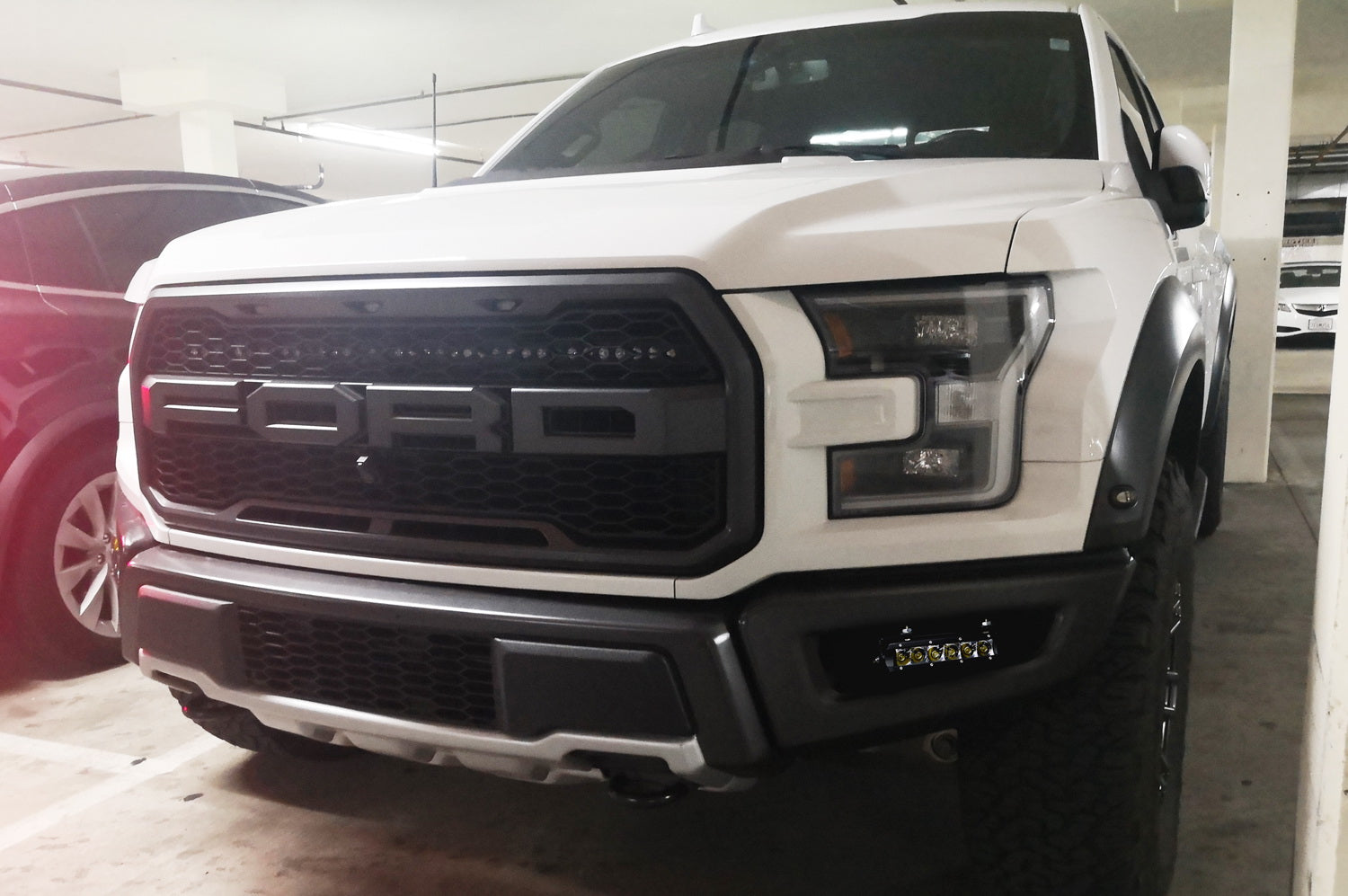 30W SR LED Fog Light Bar Kit with Mounting Brackets & Wiring Harness for 2017-2020 Ford Raptor - Off-Road Lighting Upgrade for Trucks, SUVs & Jeeps