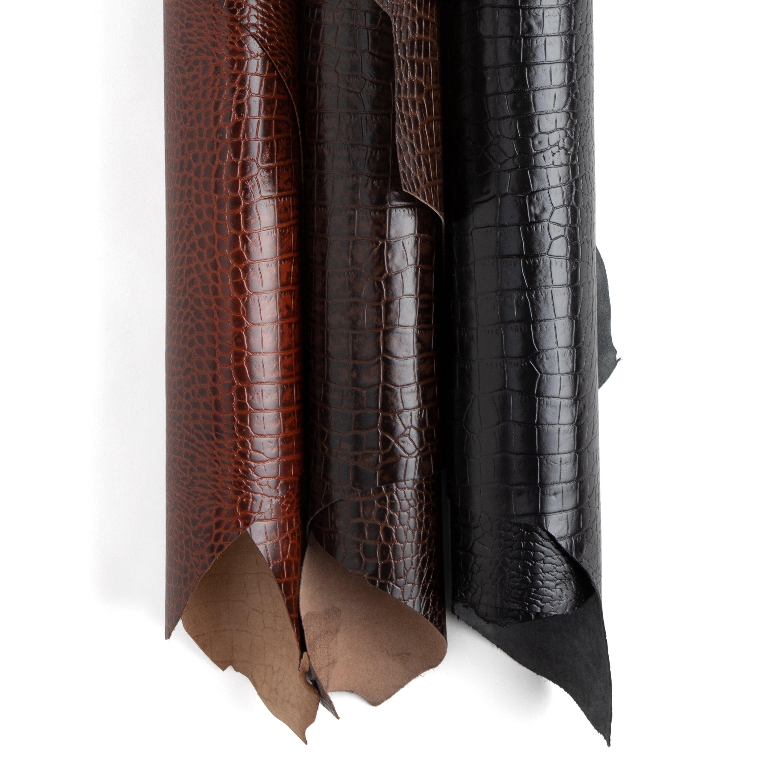 Mauri Croc Embossed Designer Double Shoulder Bag - Luxury Faux Leather Handbag for Women - Perfect for Work, Travel & Evening Events